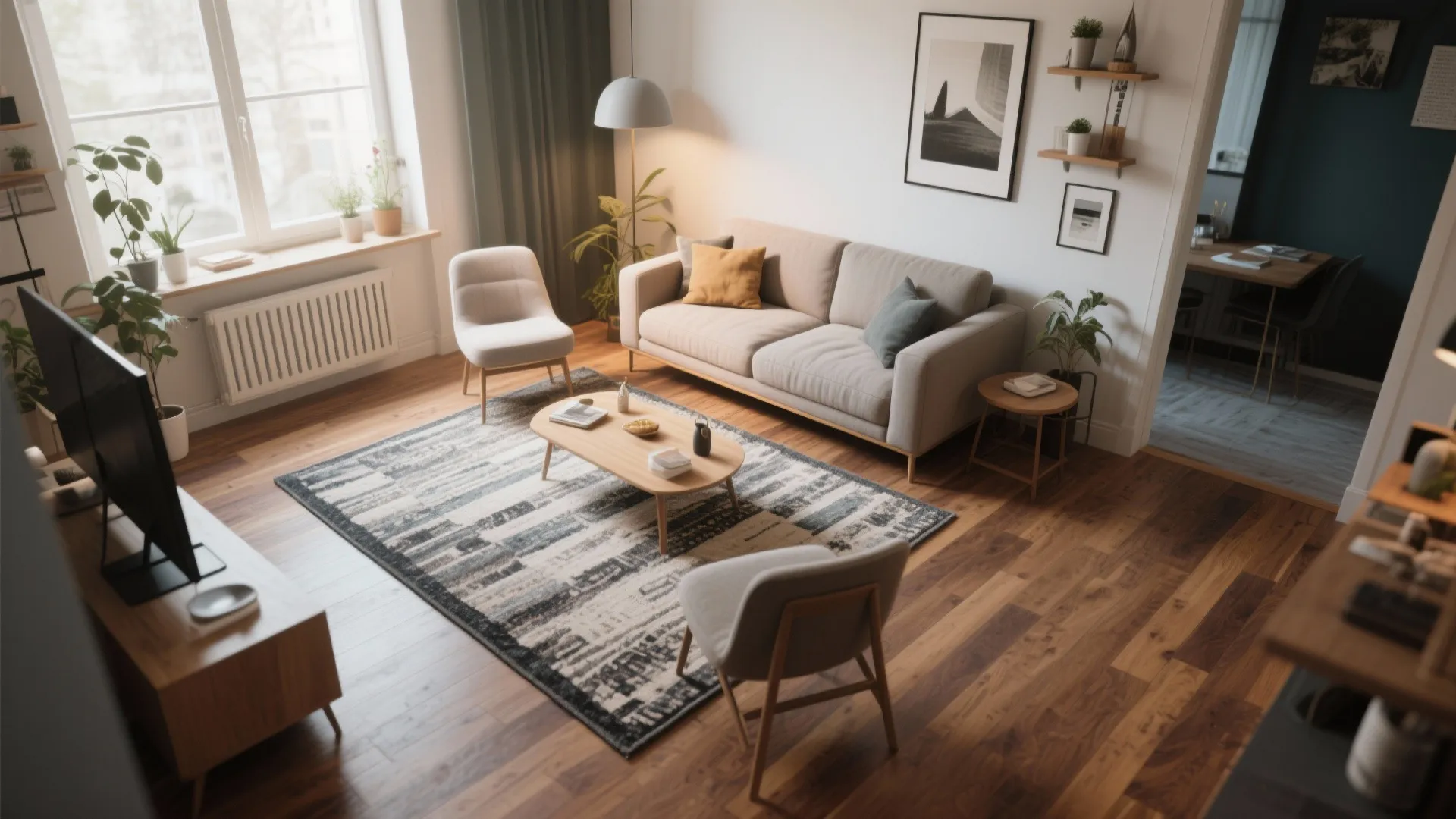 Area Rugs to Define Zones