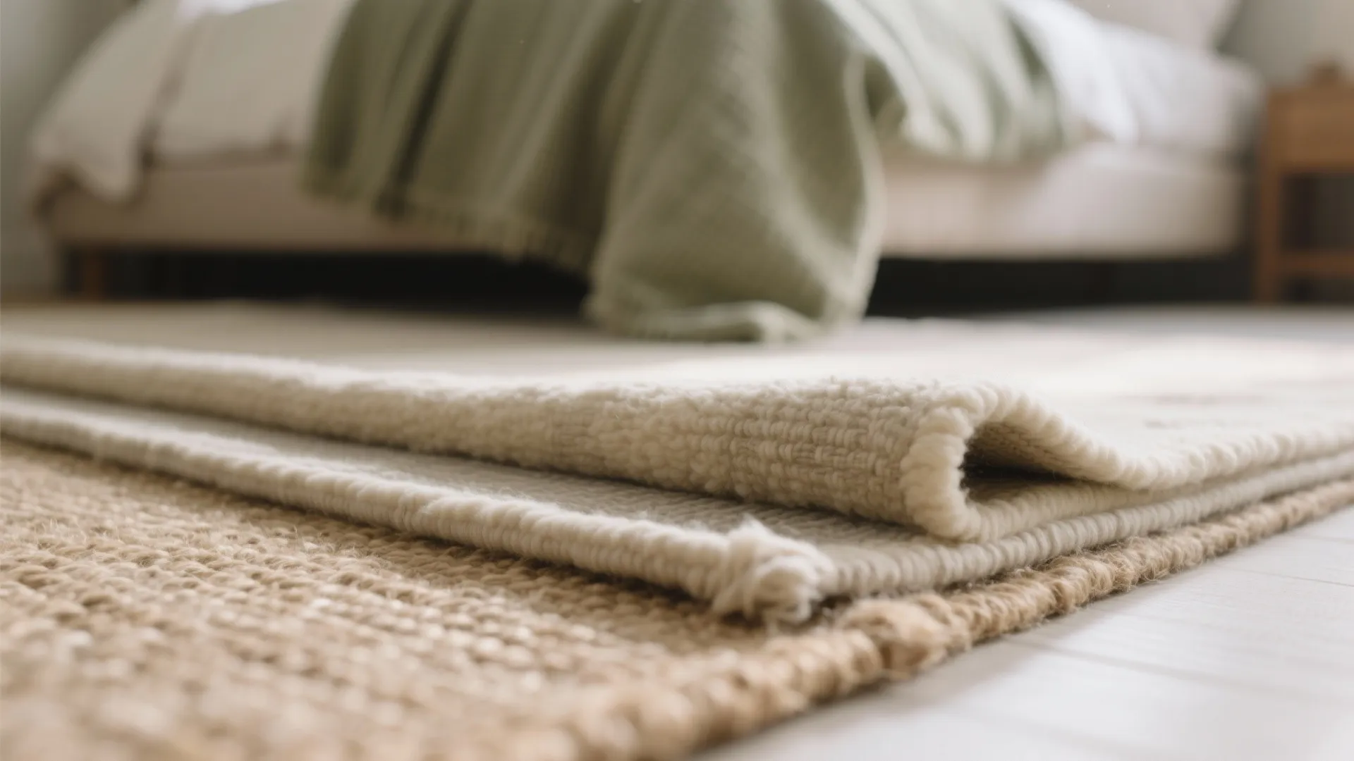 Layering: 5'x8' Over a Flatweave 6'x9'