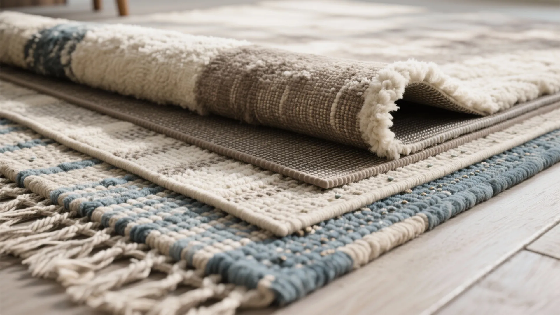 3. Layer for texture and easy cleaning