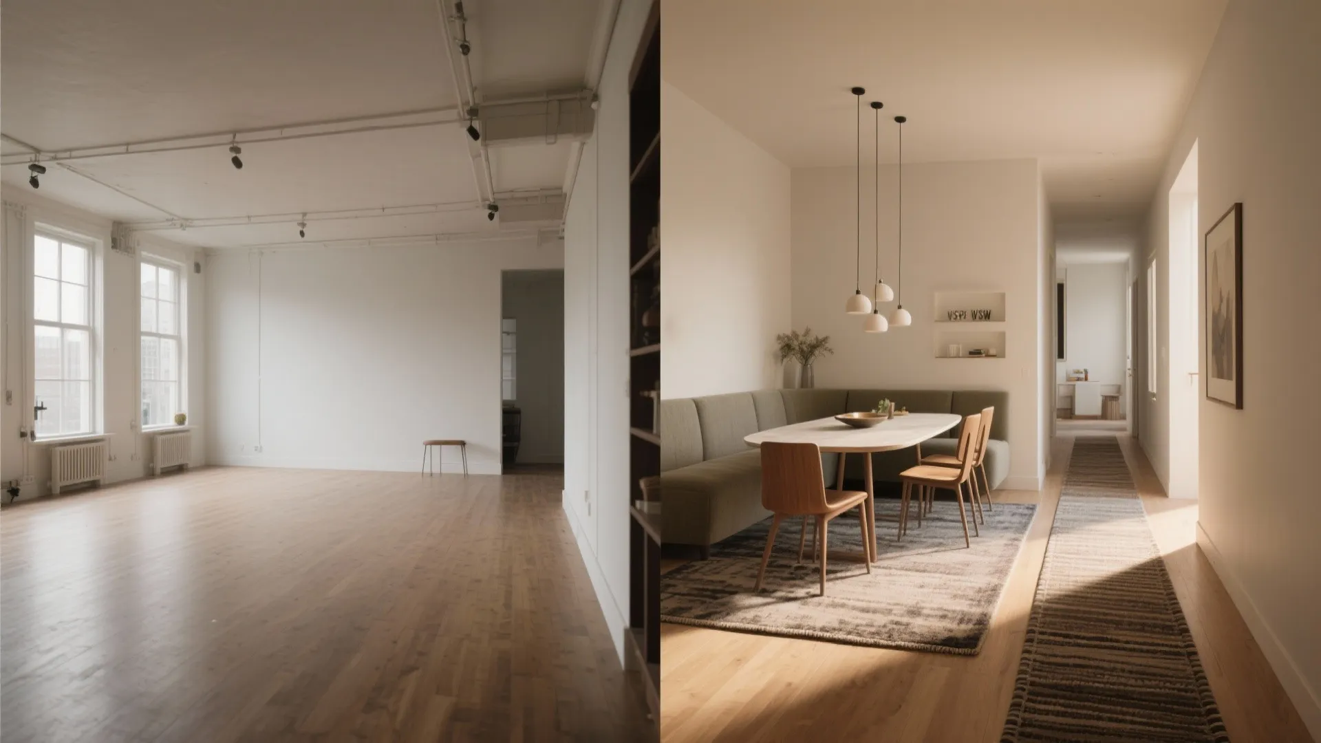 4. Zone with rugs and lighting