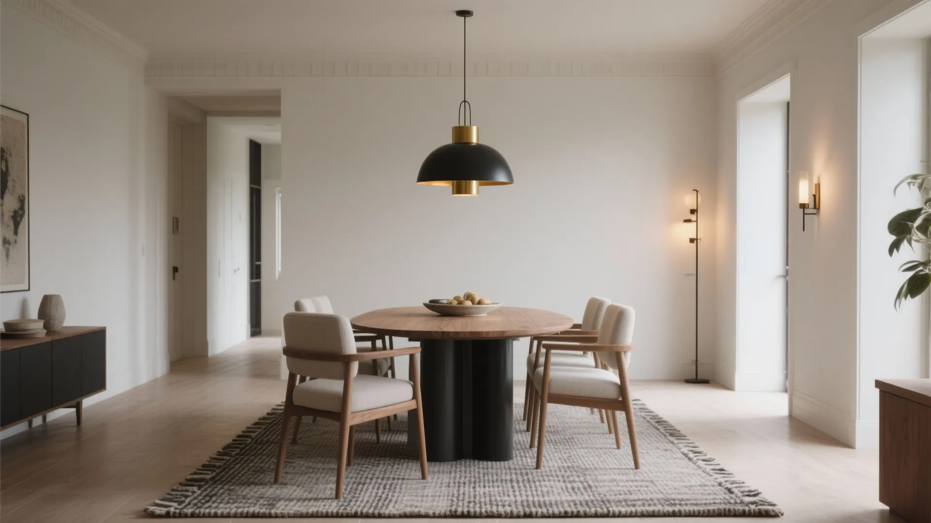 Rugs and Lighting as Soft Partitions