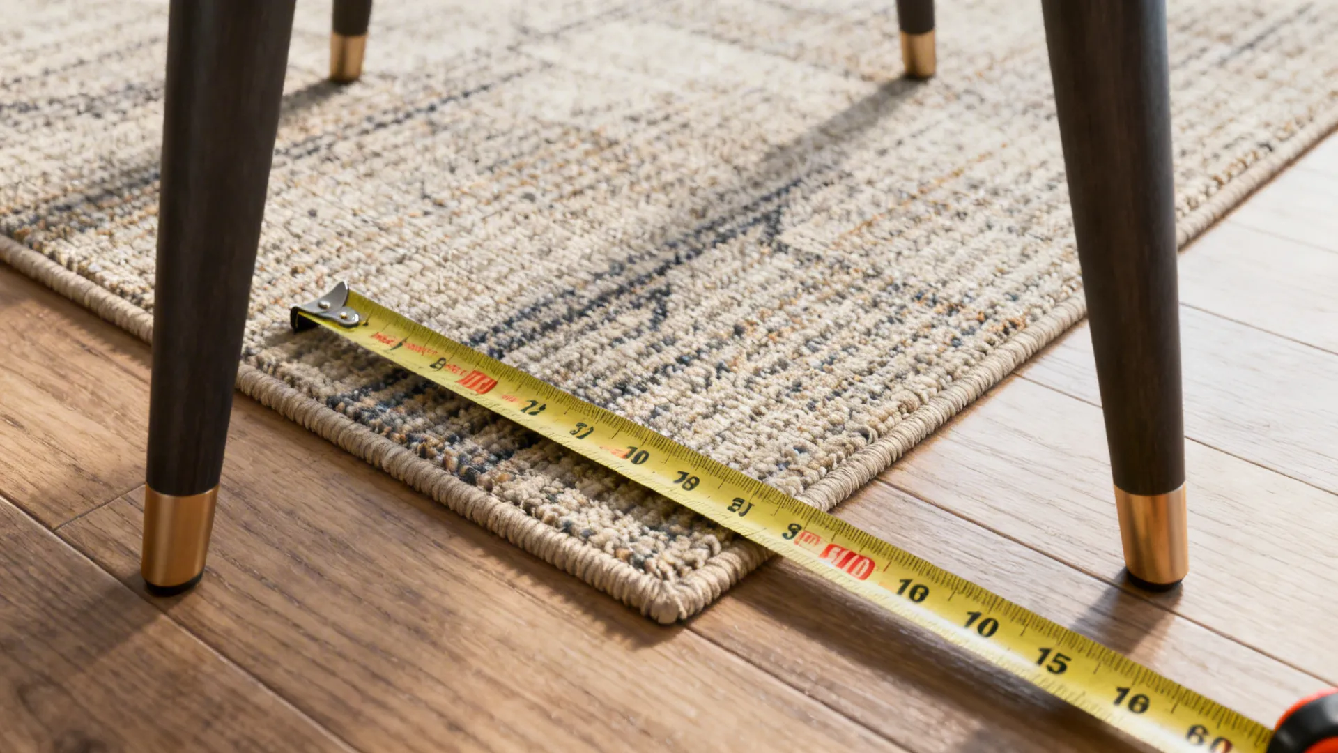 5. Match rug scale to room scale and furniture layout