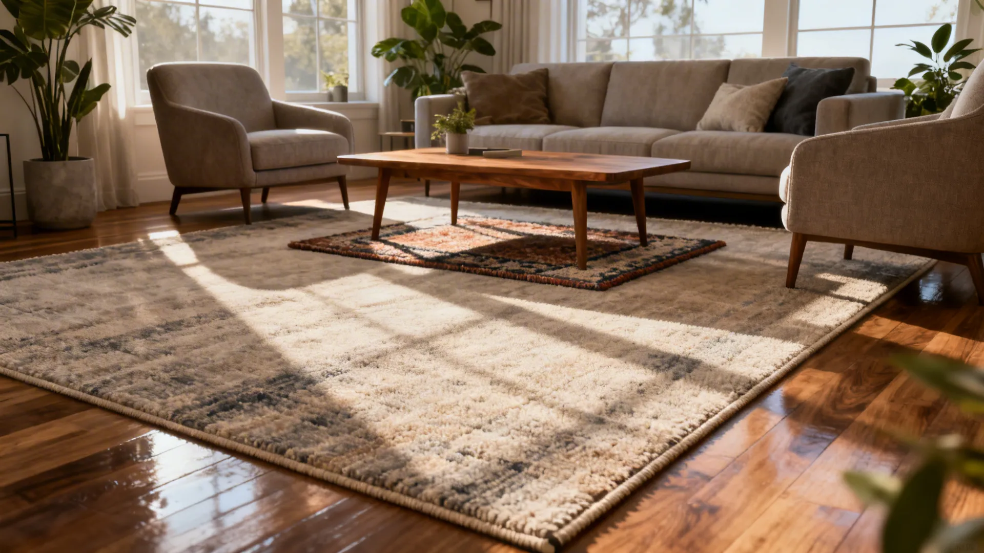 5 Rug Placement Ideas for Living Rooms