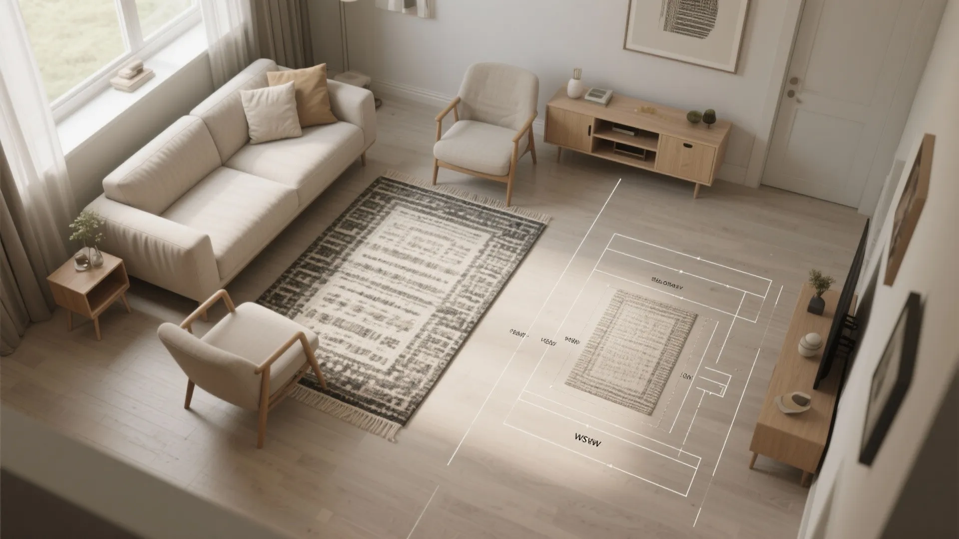 4. Size and placement for visual expansion