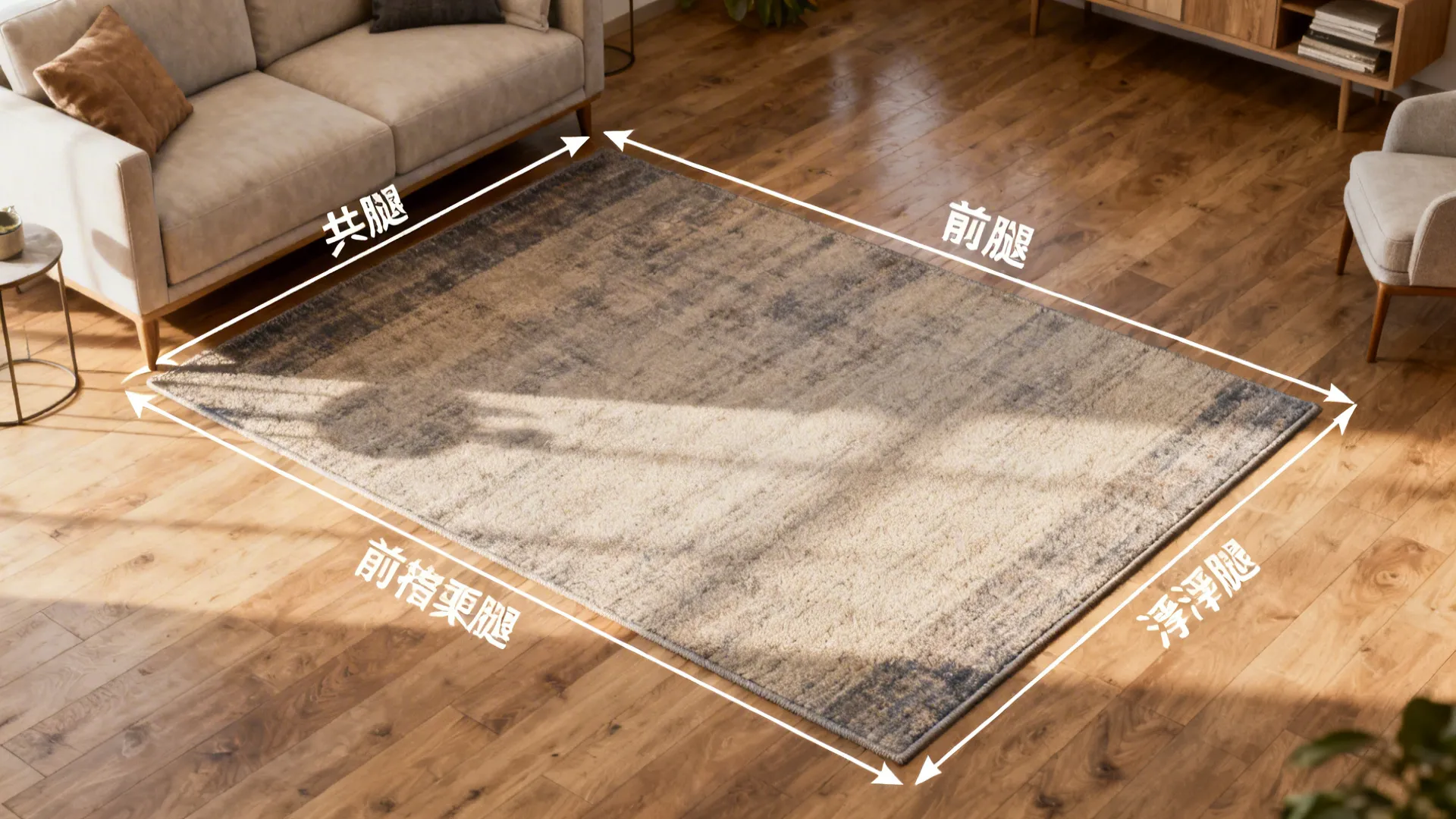 5. Mind the Rug Placement and Scale