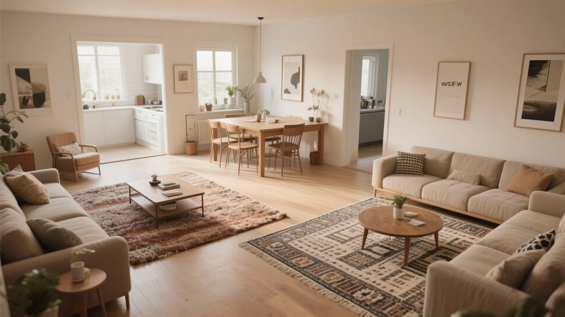 7. Rugs as Visual Separators