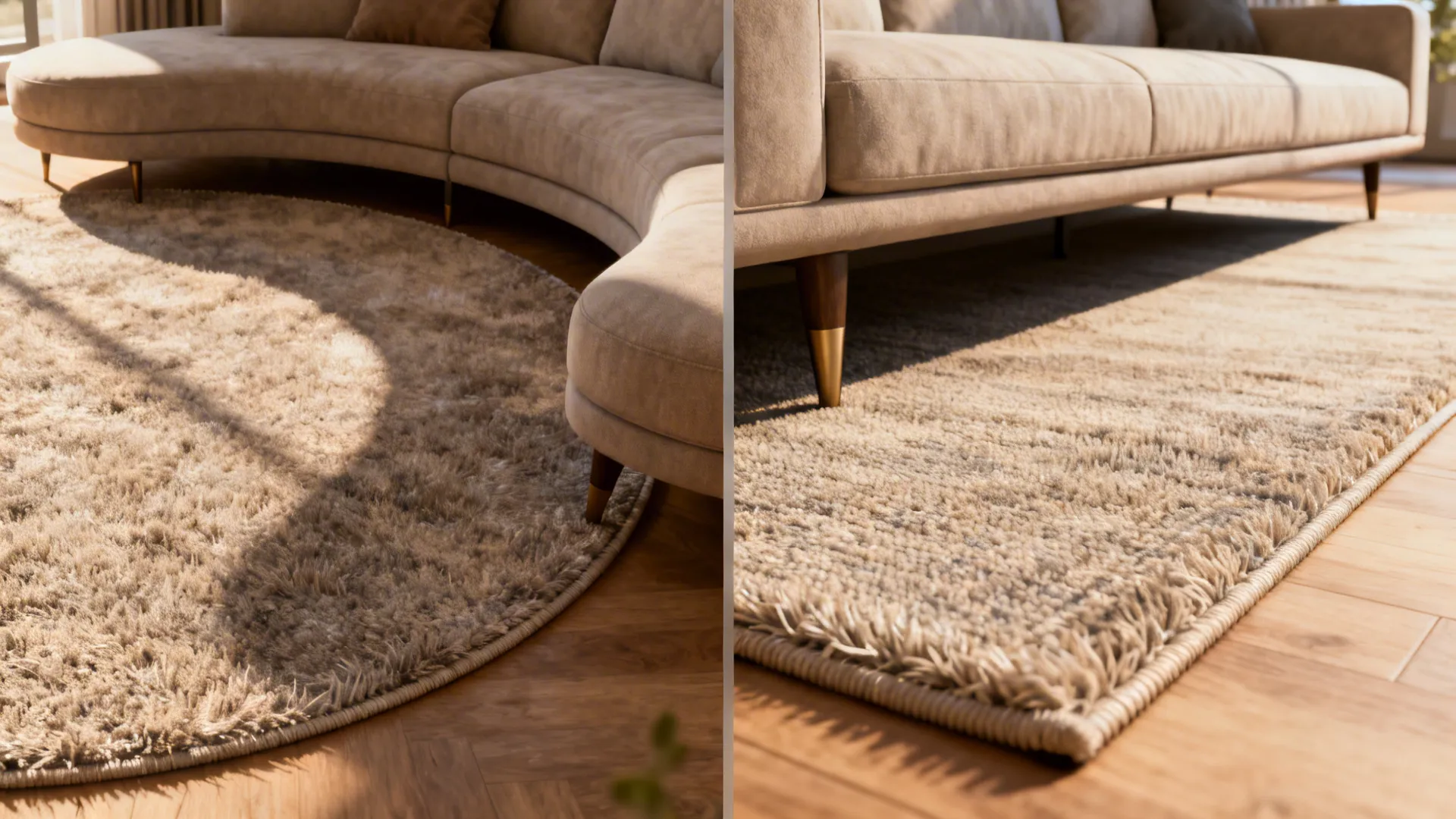 5. Rug Shape & Scale (Match to Furniture Footprint)