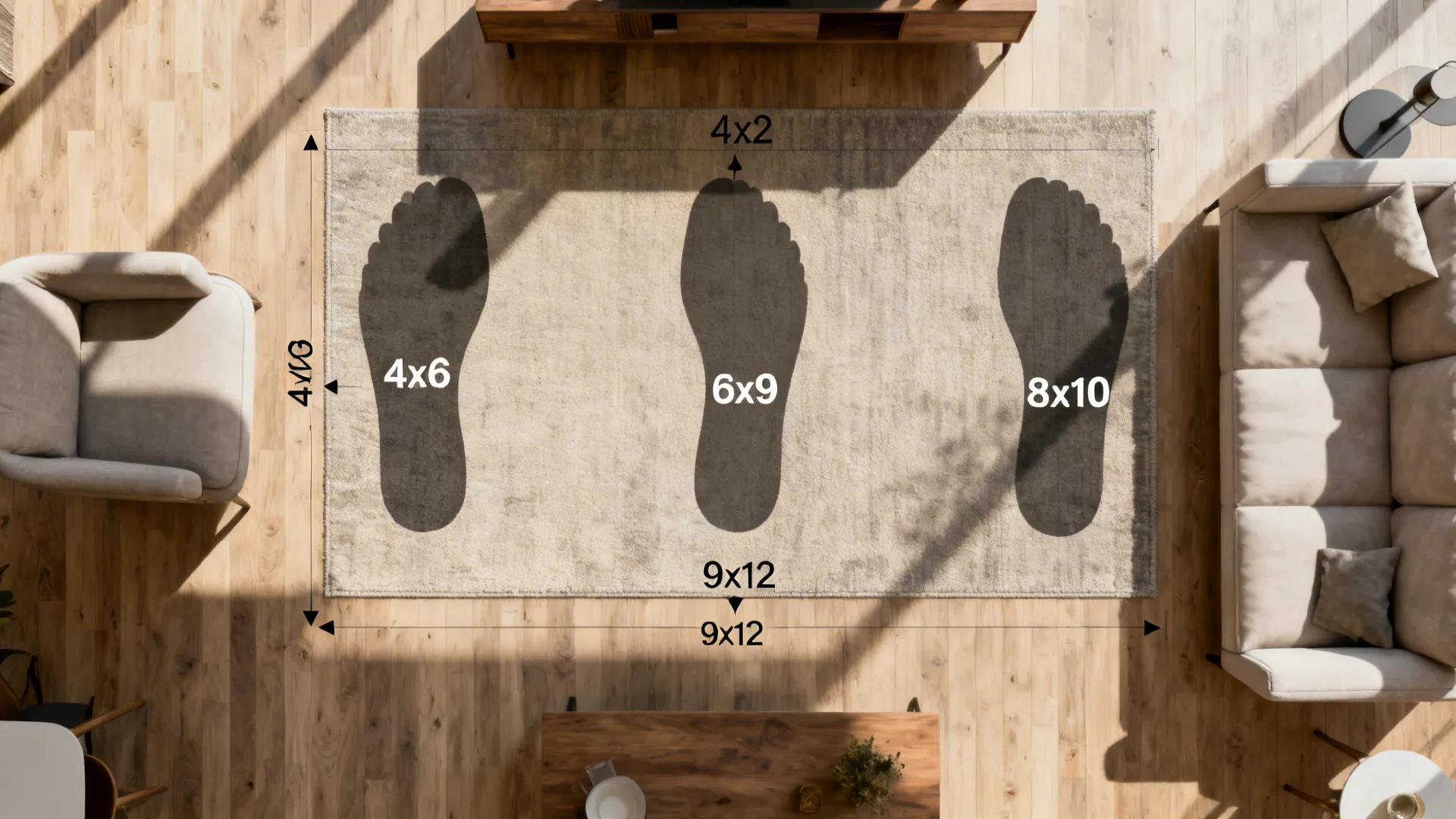 5. Rug Size Quick Guide (Measurements)
