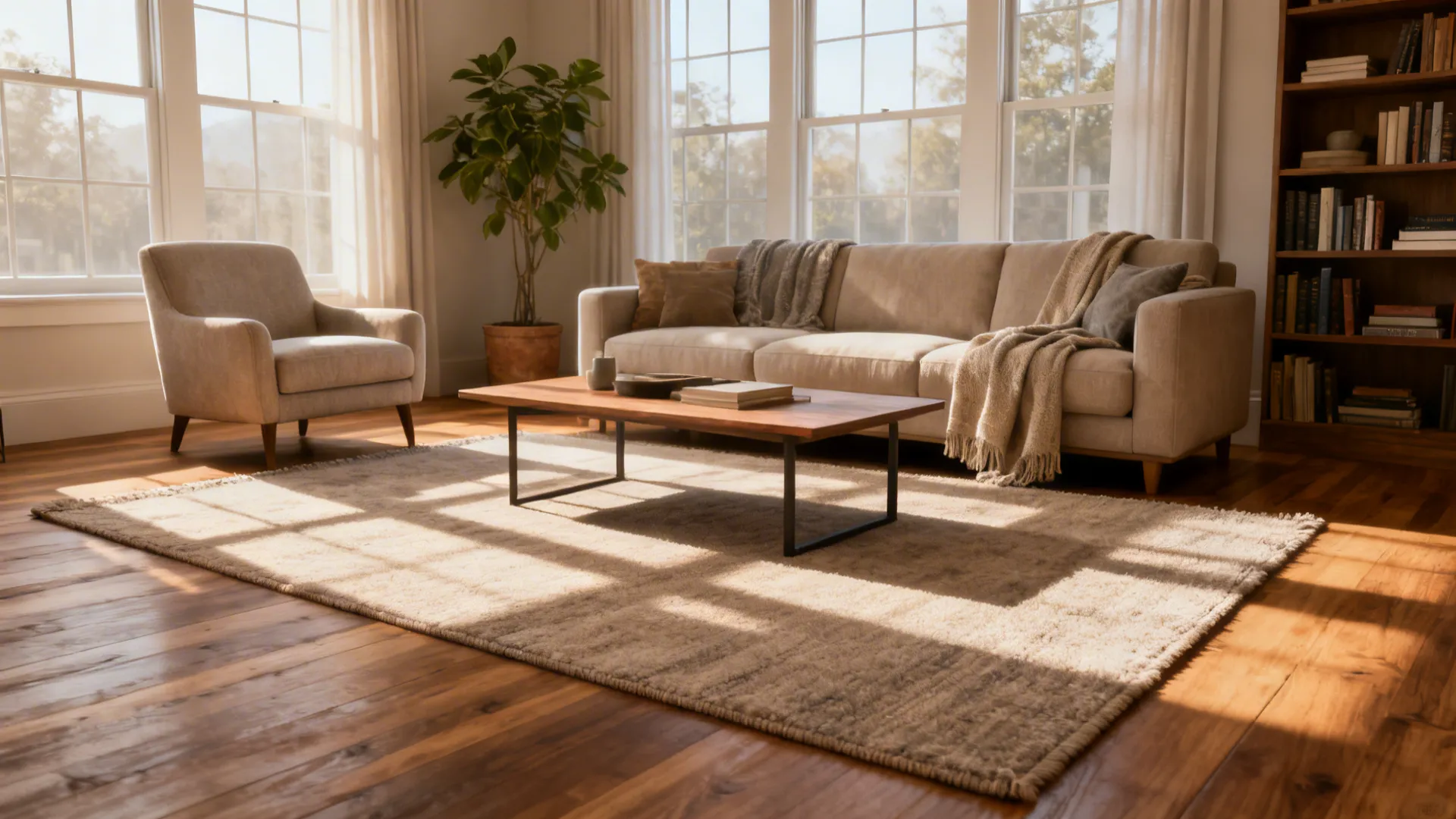 How Big Should a Living Room Rug Be: 5 Size Ideas: Practical rug sizing tips from a designer with 10+ years working on small spaces and big personalities