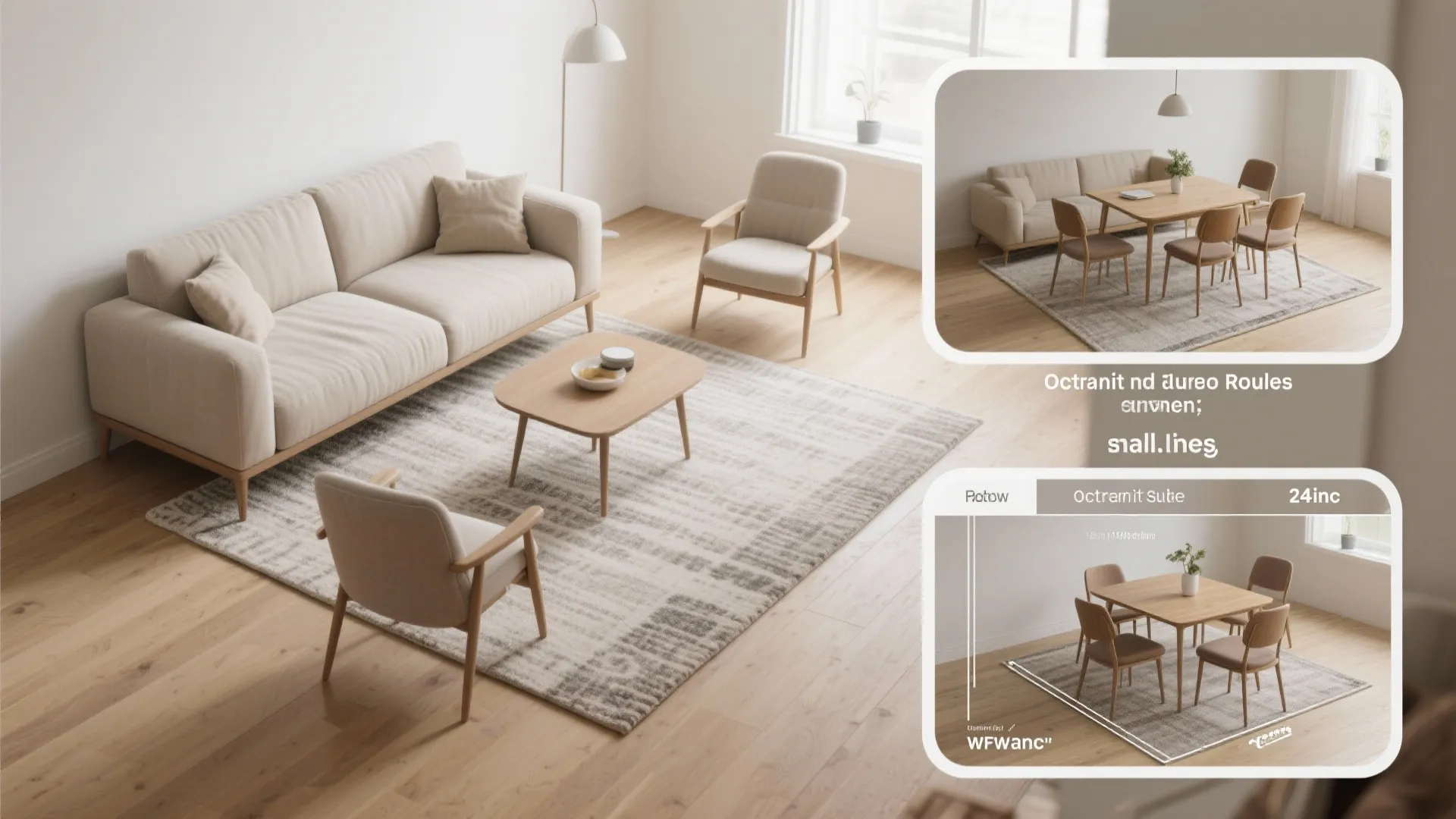 Right-Size Rules to Anchor Small Furniture