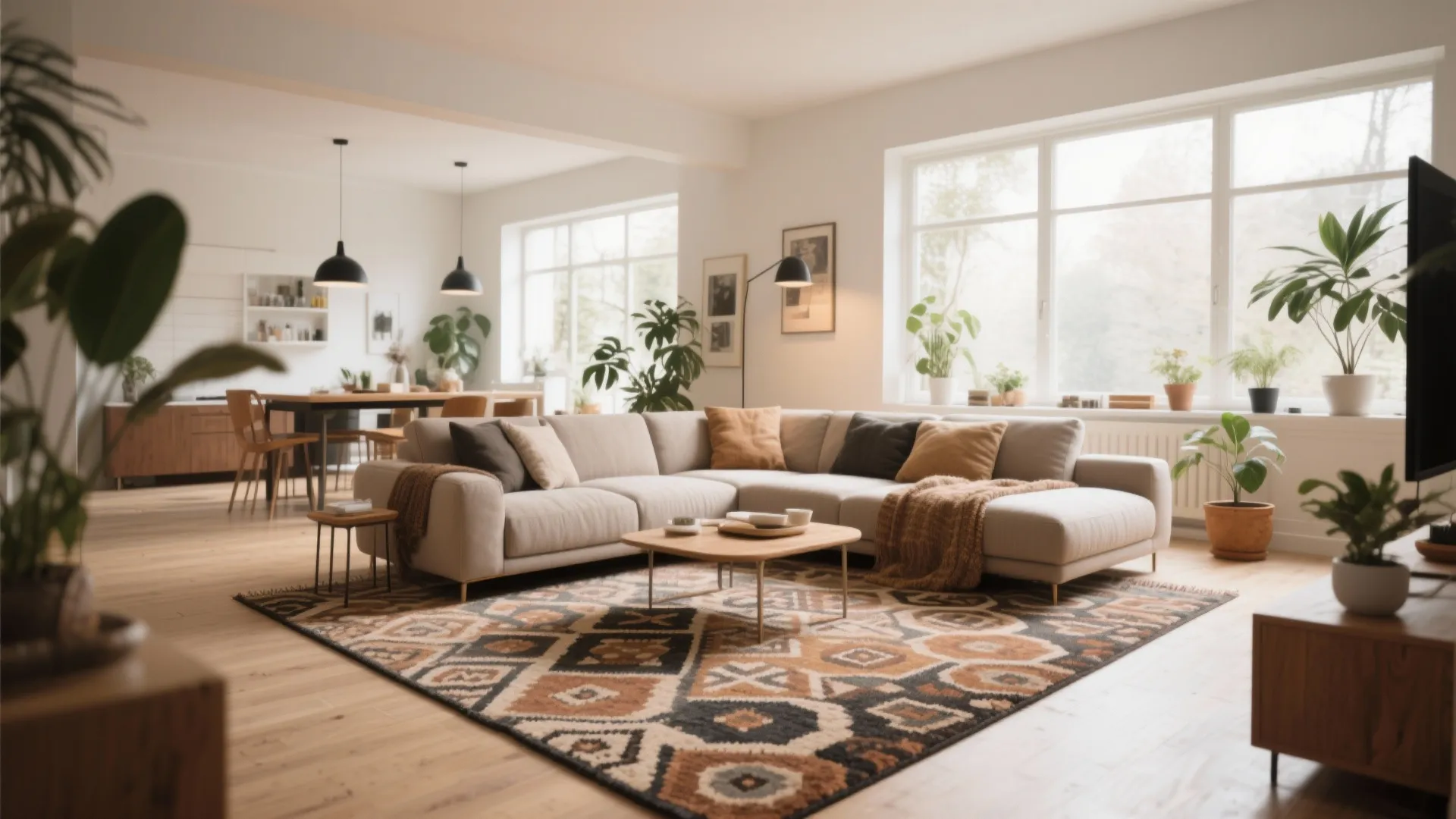 3. Rugs as Visual Separators