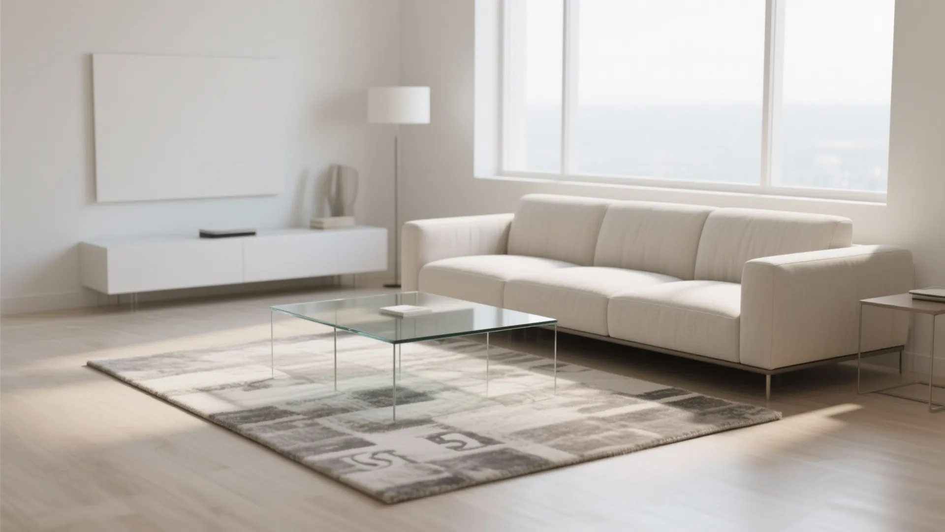 4. Under the Coffee Table Focal Point