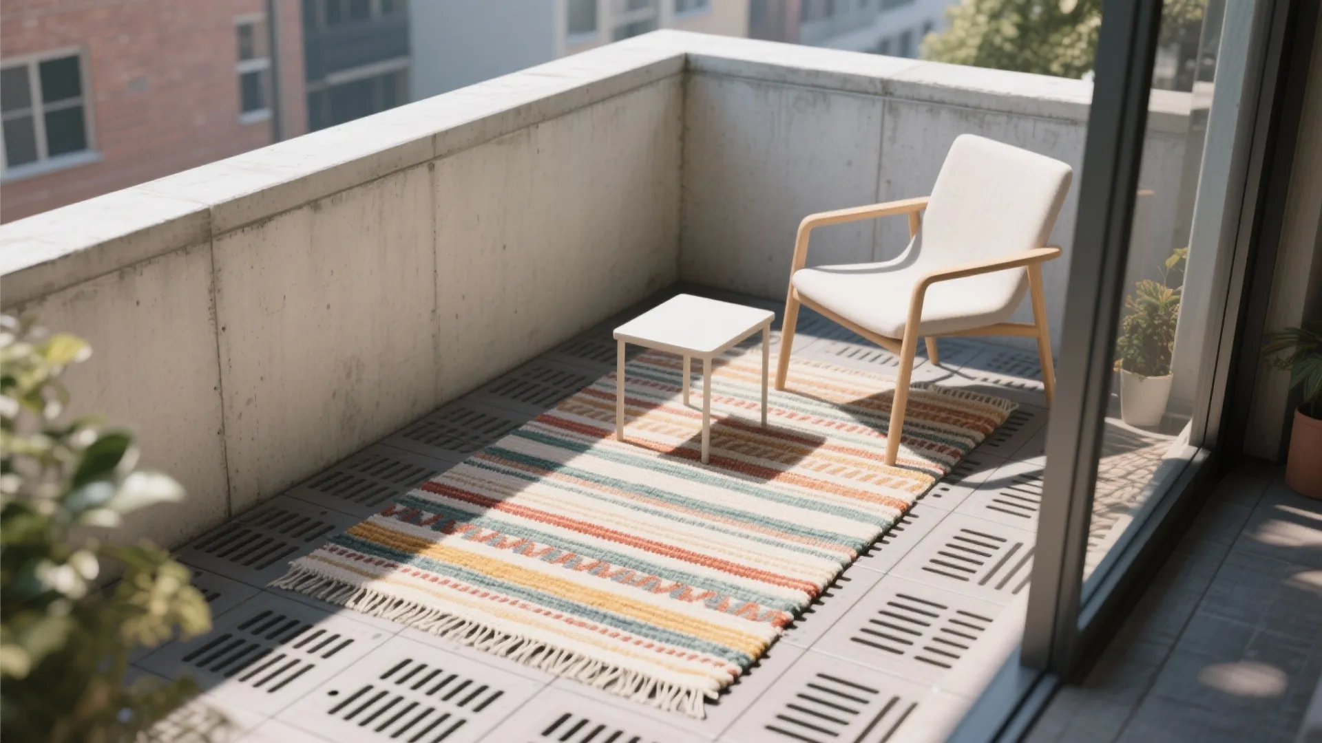 Outdoor Rugs and Modular Underlayment: Soft Layers, Big Style