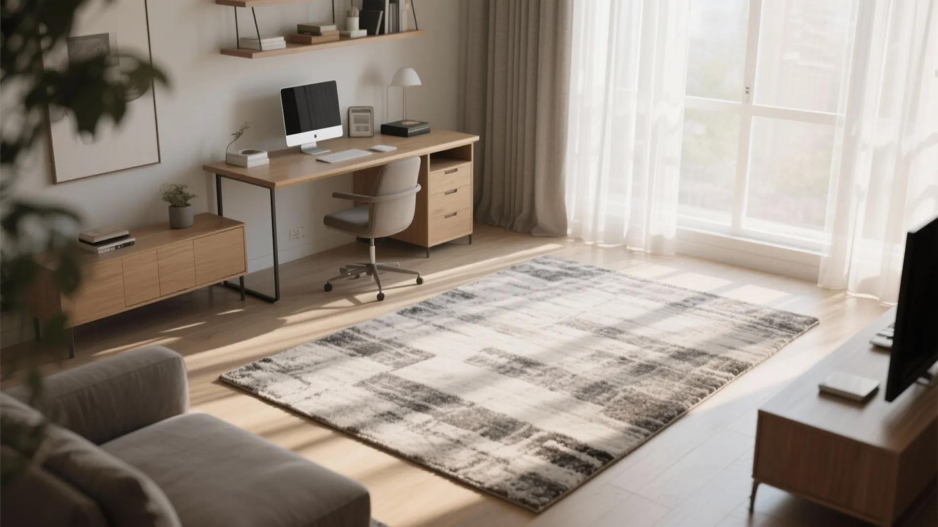 8. Area Rugs to Zone the Space