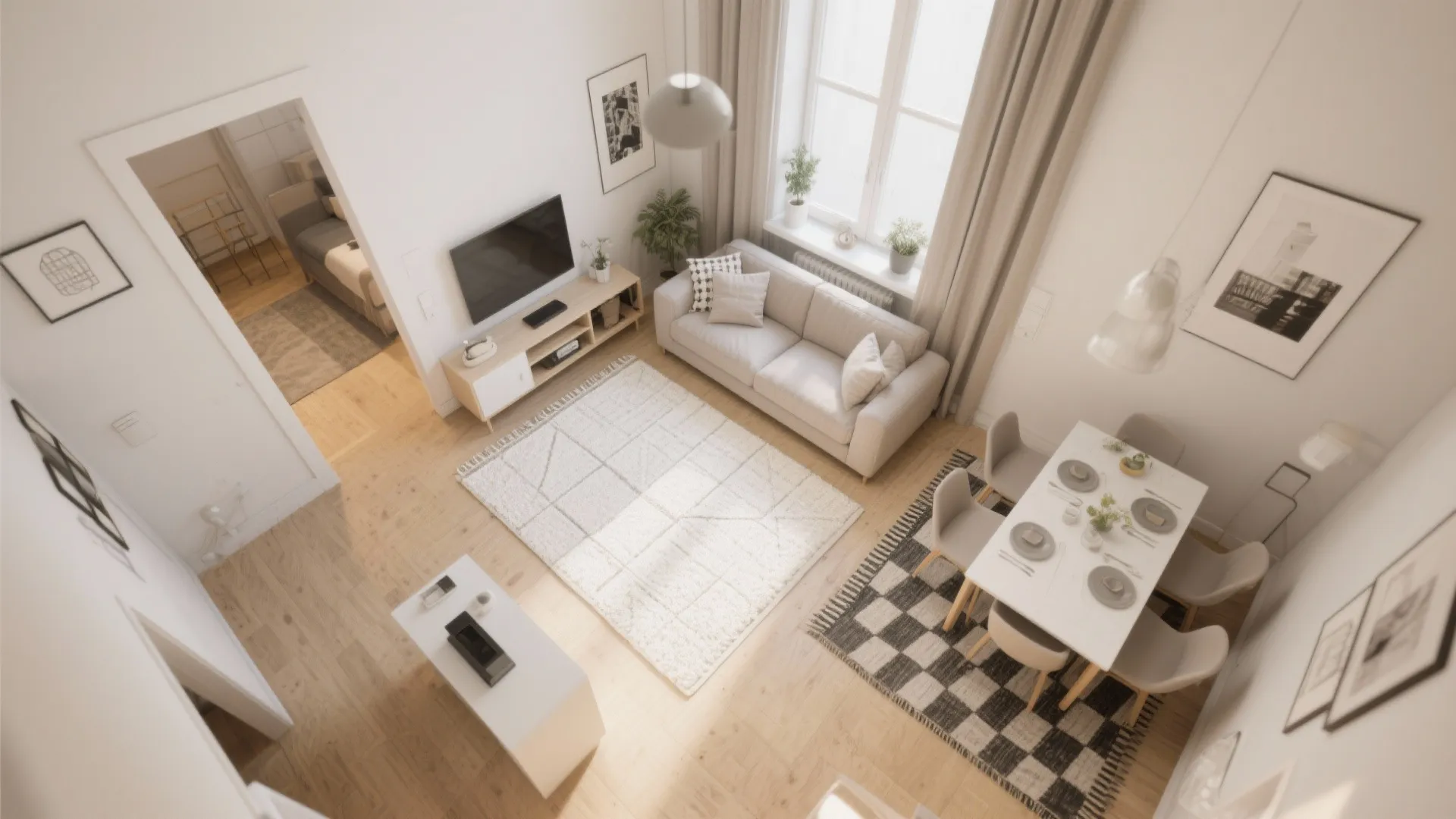 5. Using Rugs to Define Zones