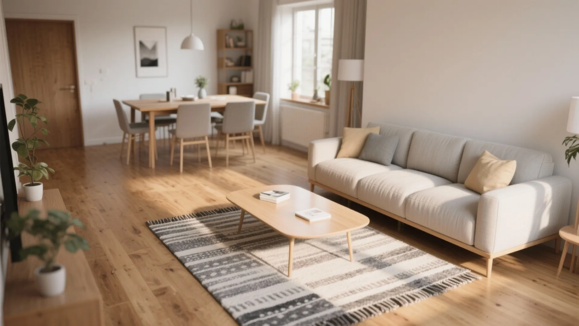 1. Use a Rug to Define Zones