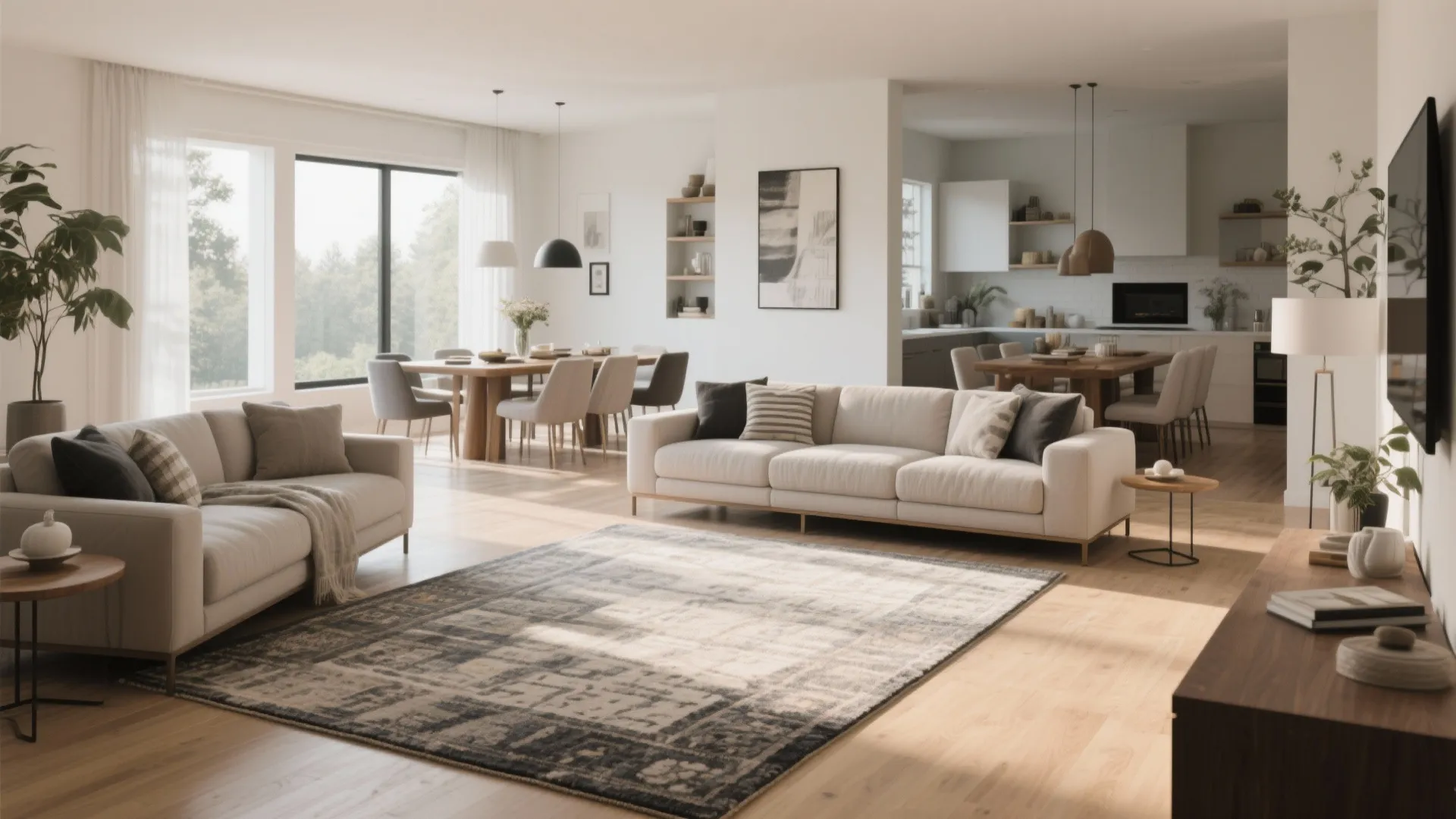 8. Defining Zones in Open Plan Spaces