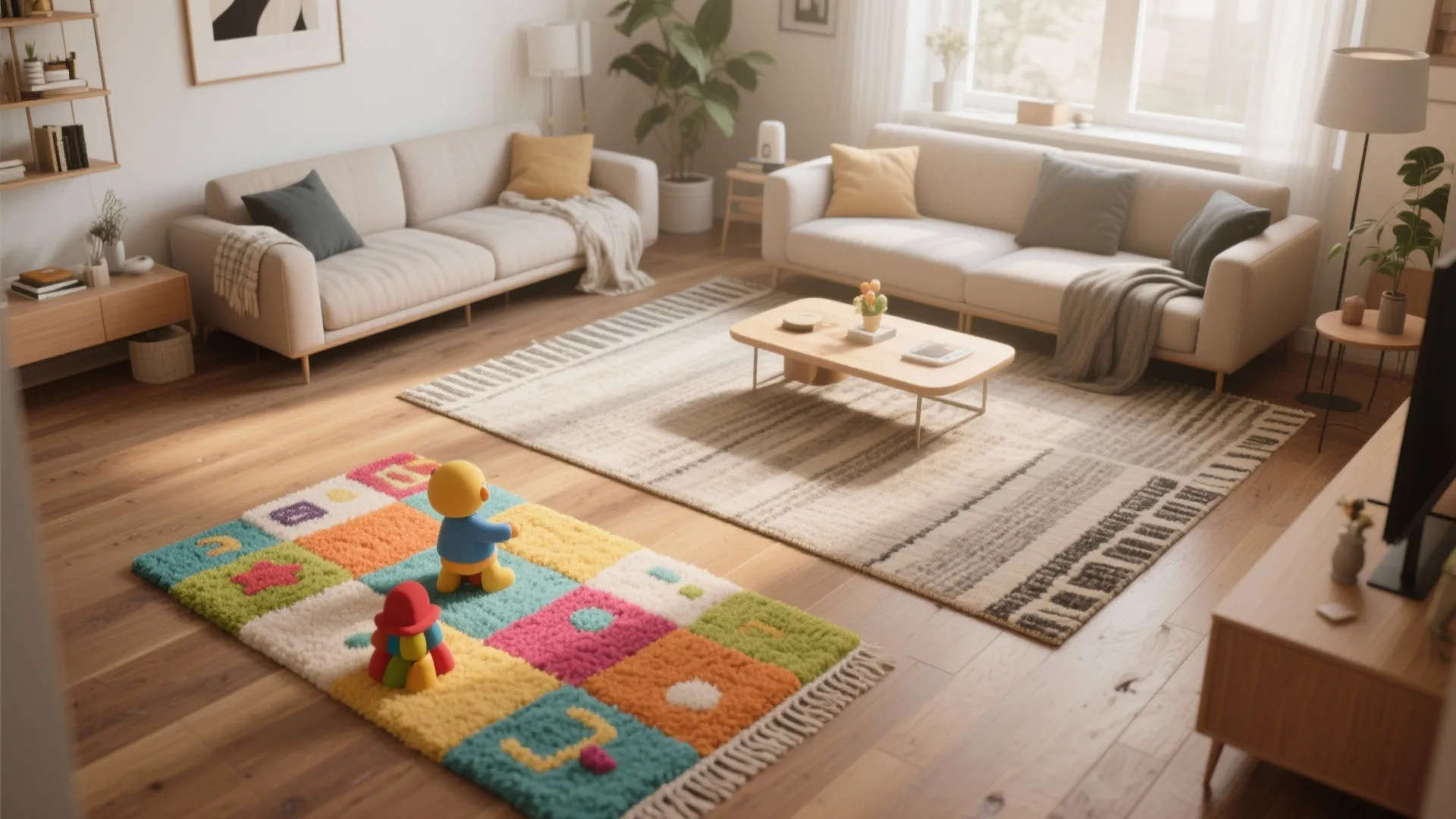 5. Rug Zones to Define Areas