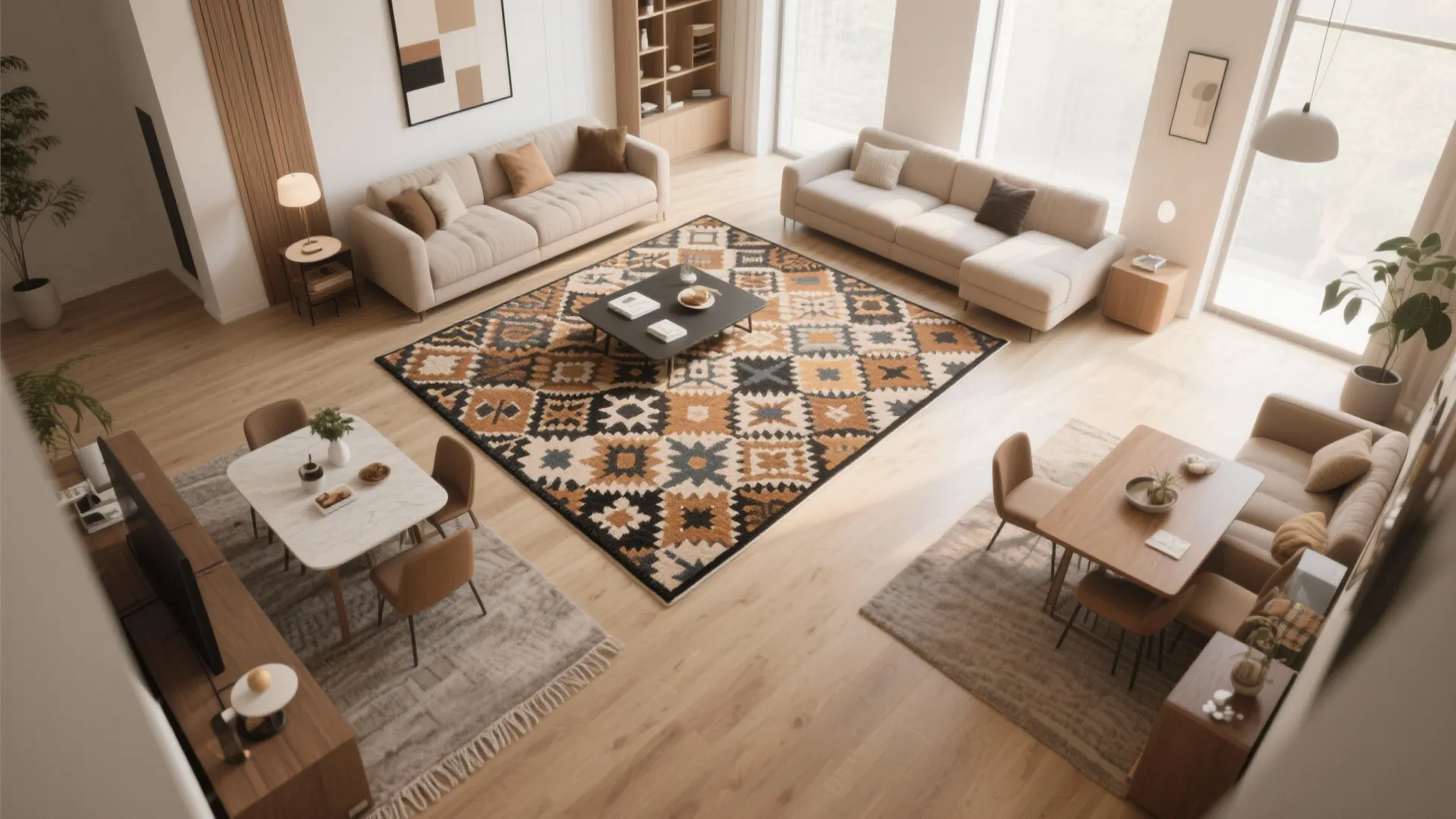 6. Zone with Rugs