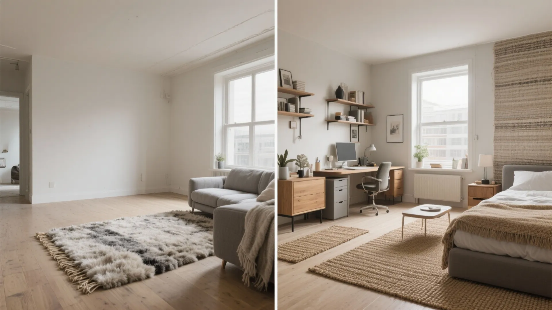 Wool, Sisal, and Jute Rugs to Zone Space