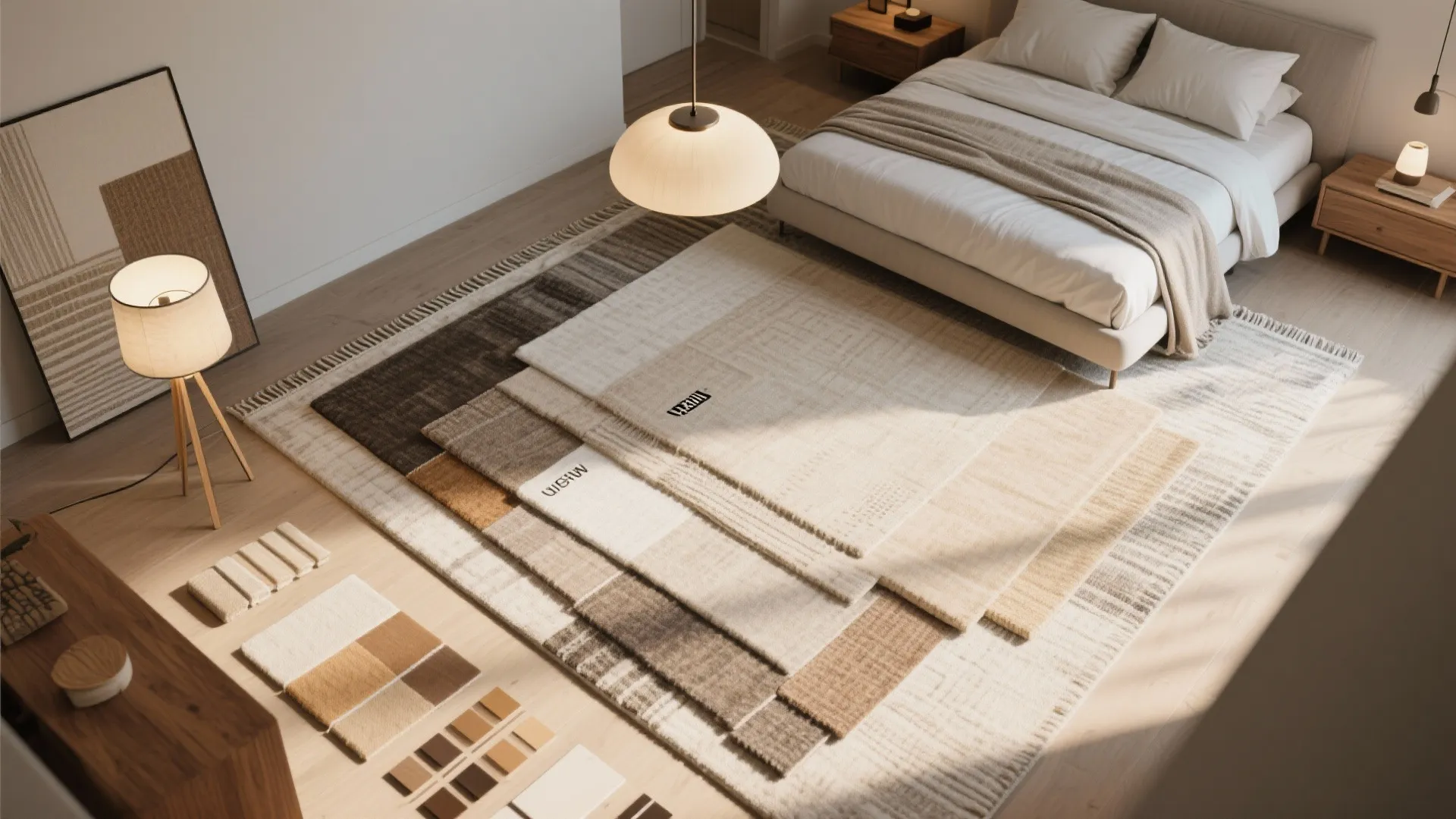2. Use Rugs and Lighting to Define Areas