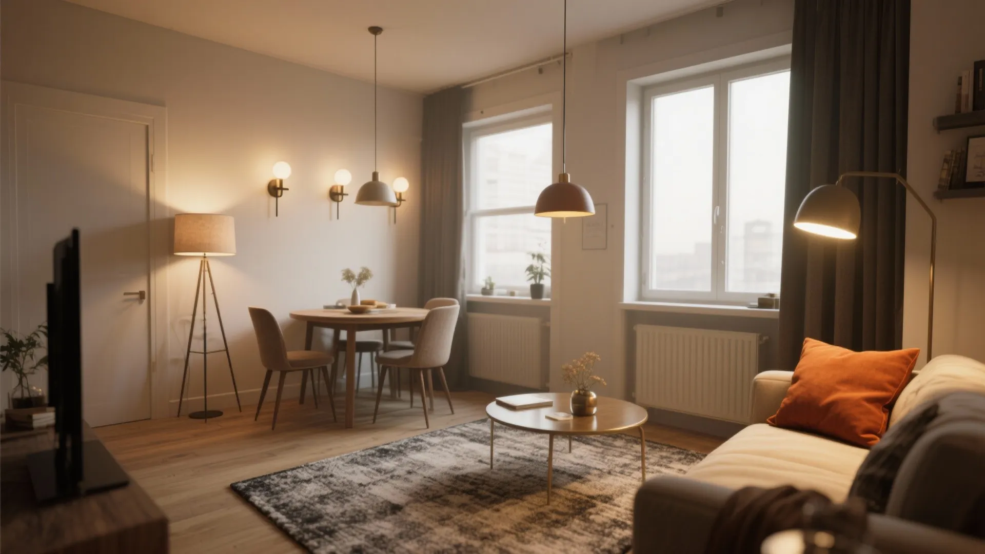 2. Zone with Rugs and Lighting