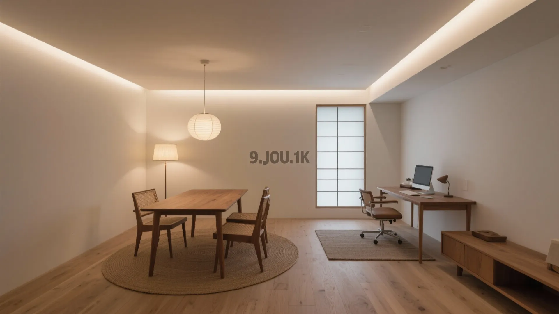 Tips 4: ラグと照明でゾーンの境界を可視化（動線計画・日本都市）