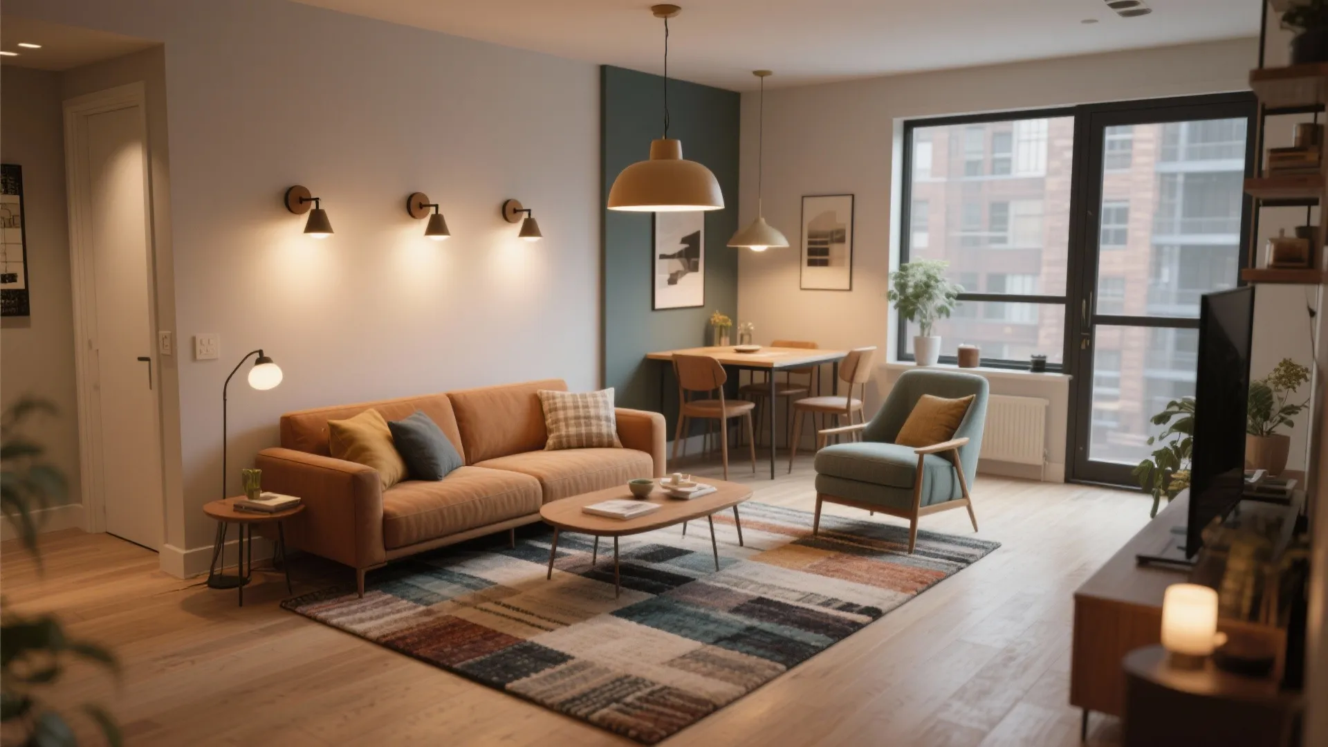 3. Zone with Rugs and Lighting