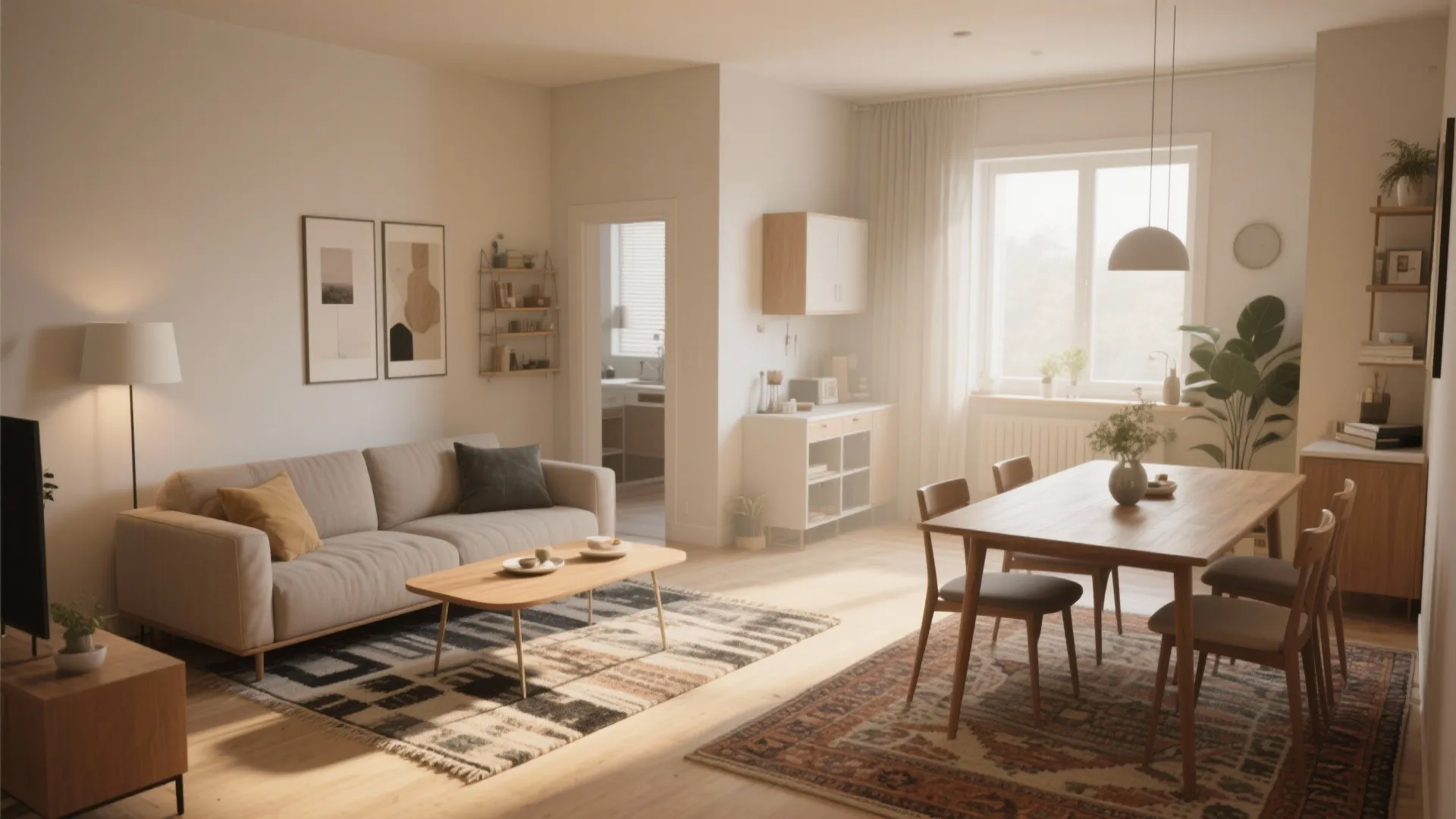 7. Rugs to Define Separate Zones