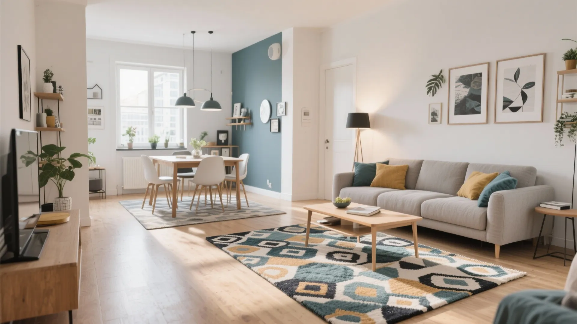 Area Rugs to Define Spaces