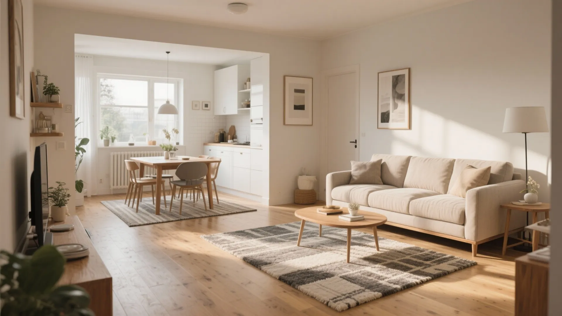 6. Use Rugs to Define Zones