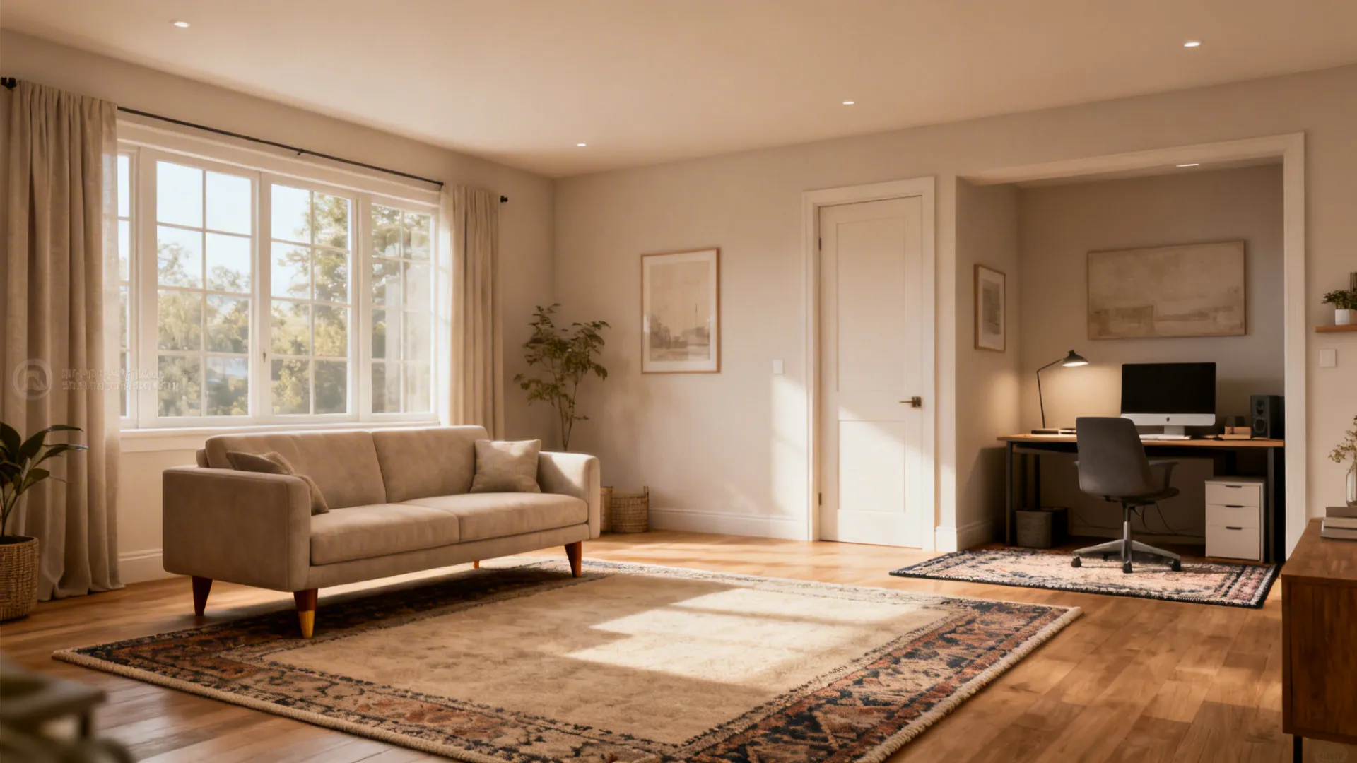 5. Define Zones with Thoughtful Rugs