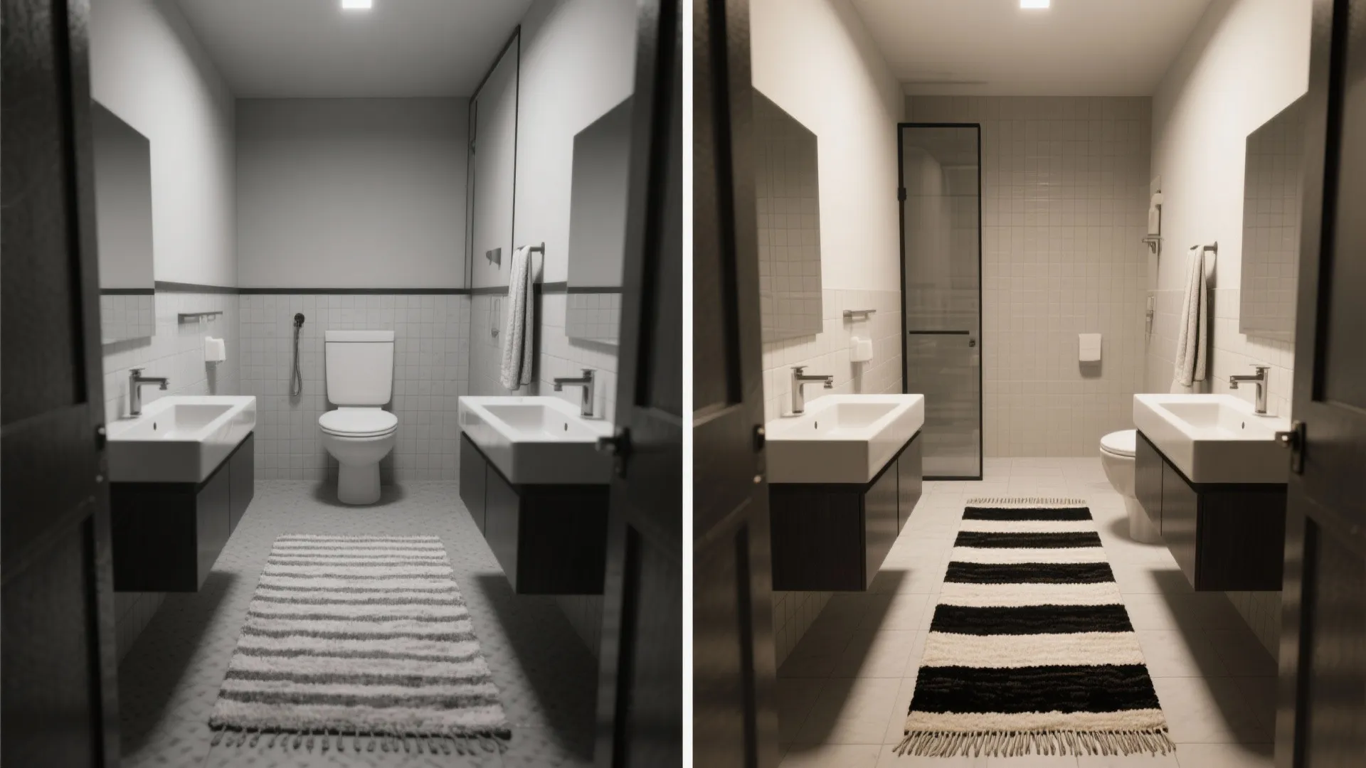 5. Play with scale: short runner, big statement