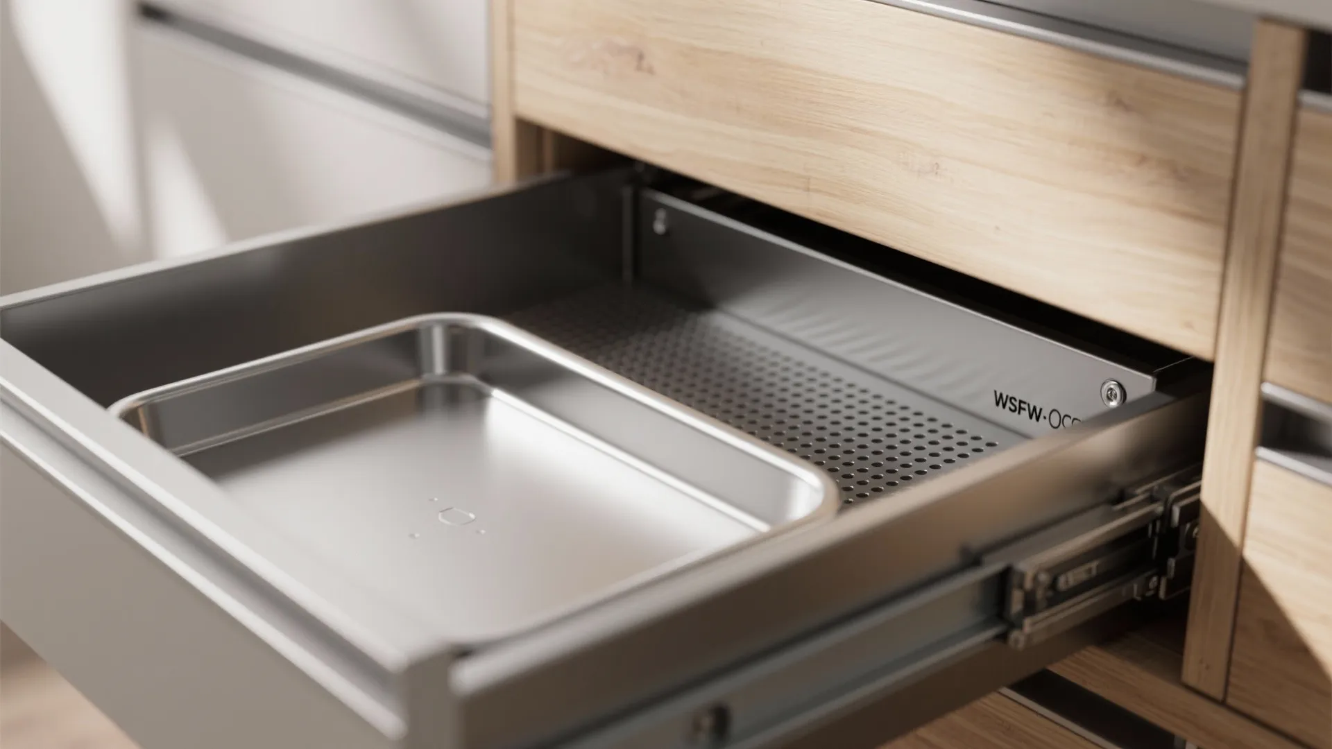 3) Wardrobe-Integrated Pull-Out Vanity