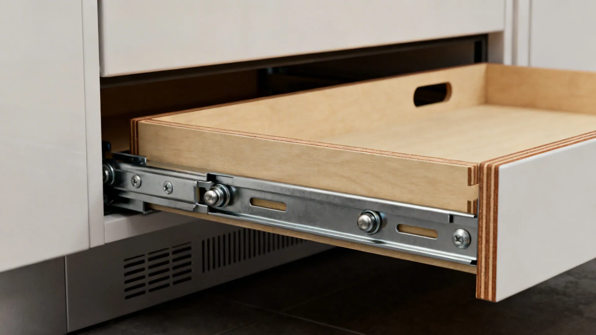 4) Tall Appliance Tower With Pull-Out Trays