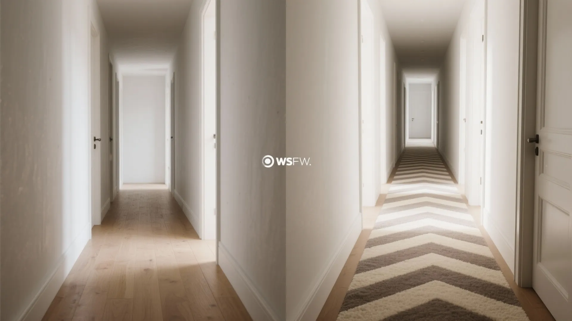 Minimalist hallway runner patterns