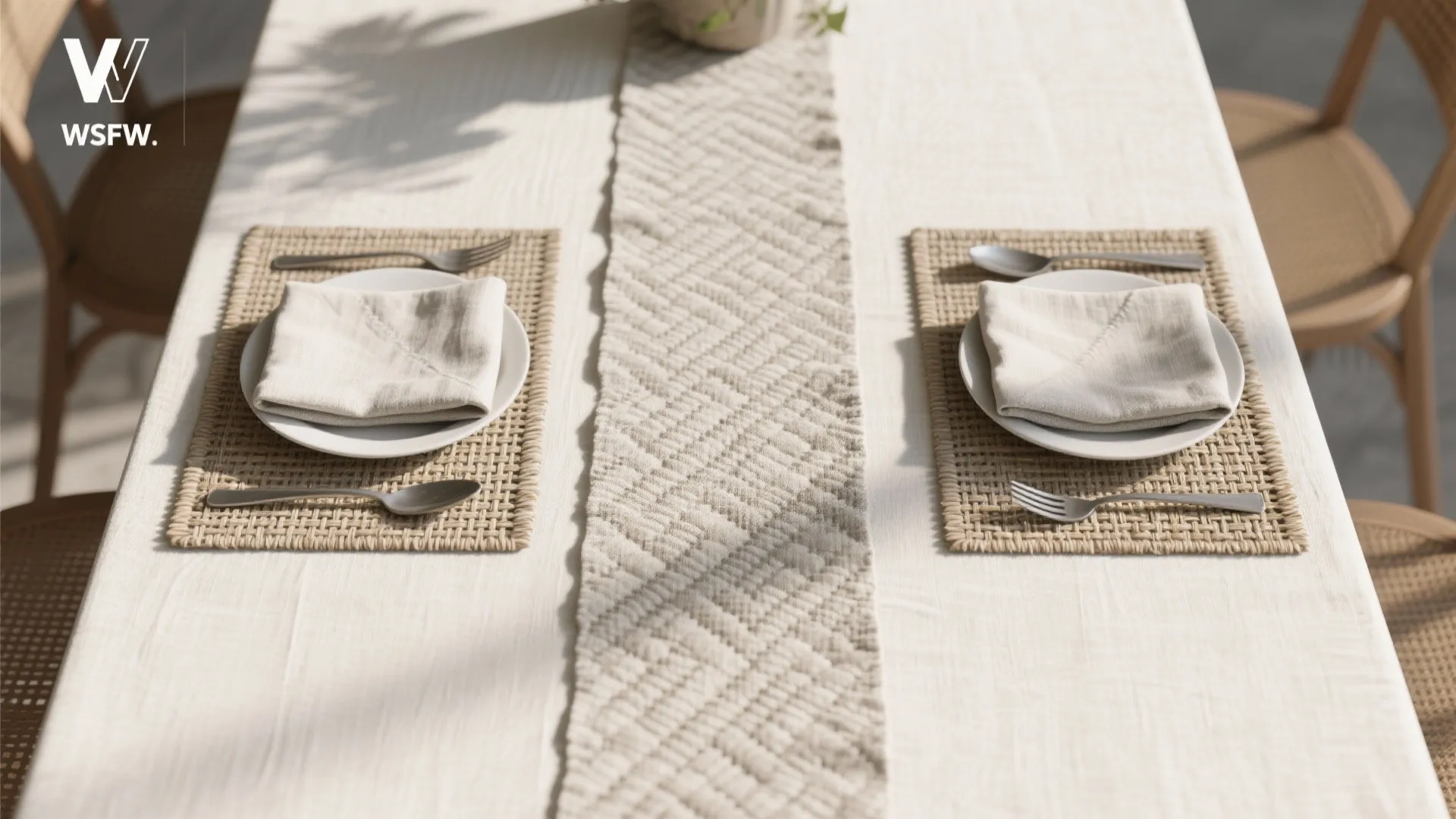 2. Runner + Place Mat Combo for Instant Depth