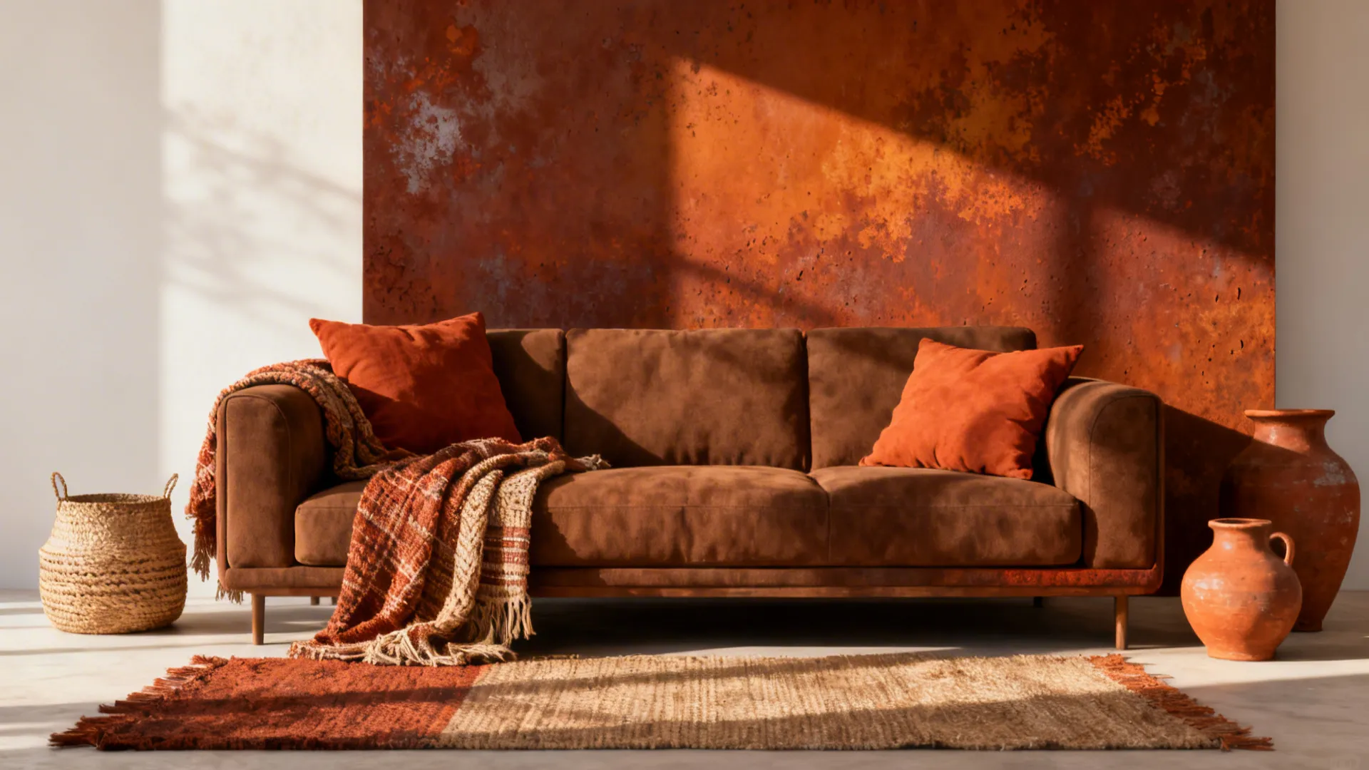 4. Warm Terracotta and Rust