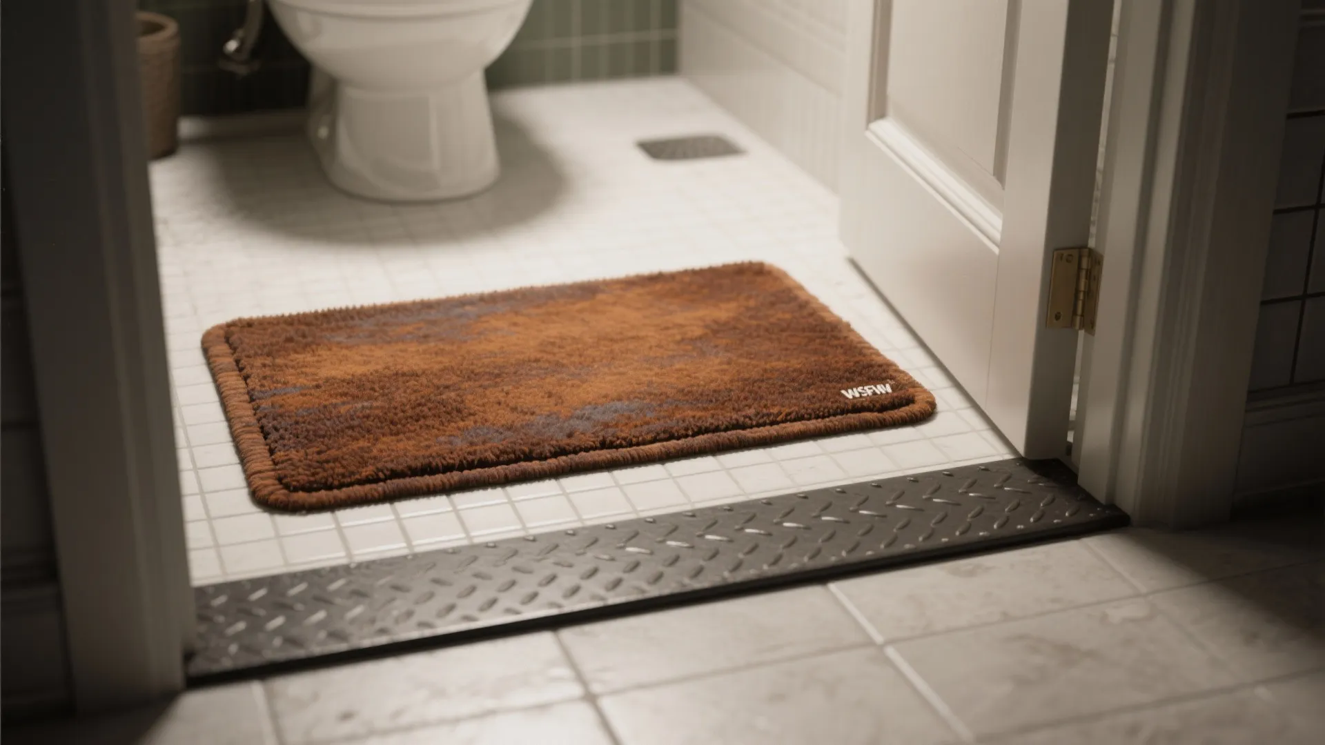 5. Rust with non-slip underlayer for safety