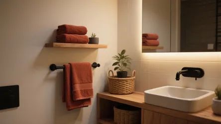 Rust Color Bathroom Towels — 5 Cozy Ideas