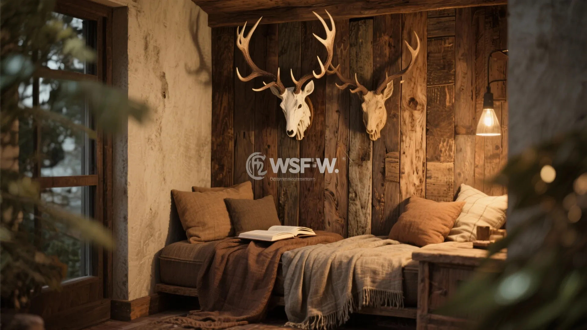 Tip 1: Rustic Wall Feature