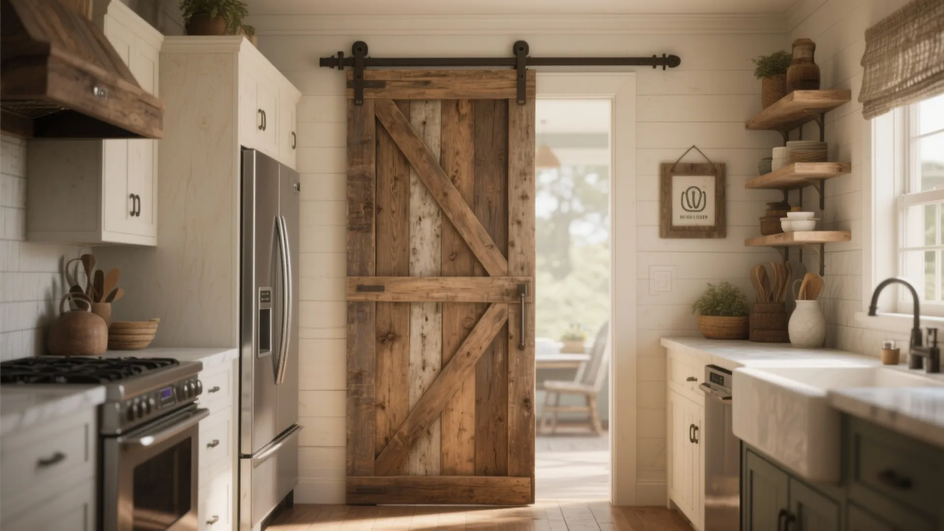 Rustic Barn Door Charm