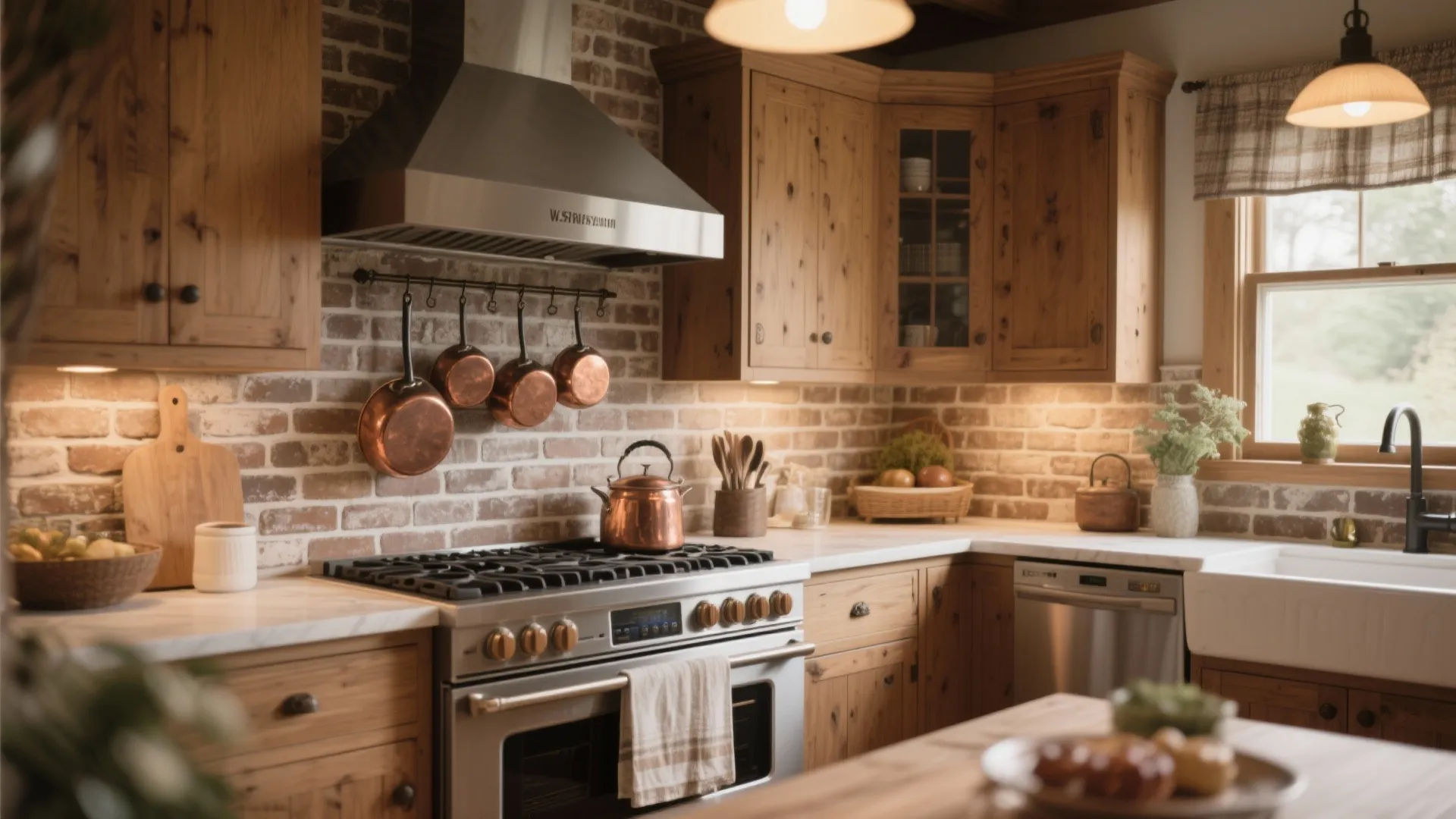 3. Rustic Brick Veneer