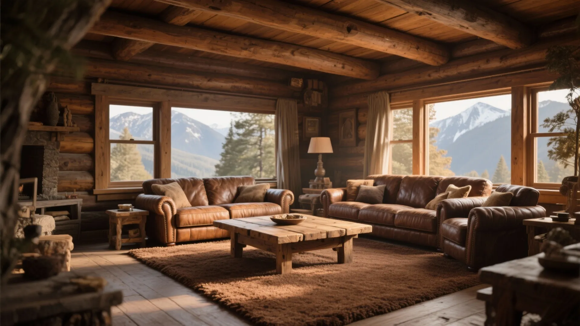 2. Rustic Charm with Wood Elements