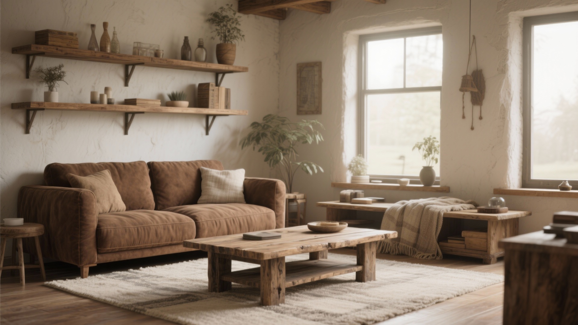10 Living Room Decorating Ideas for a Brown Sofa