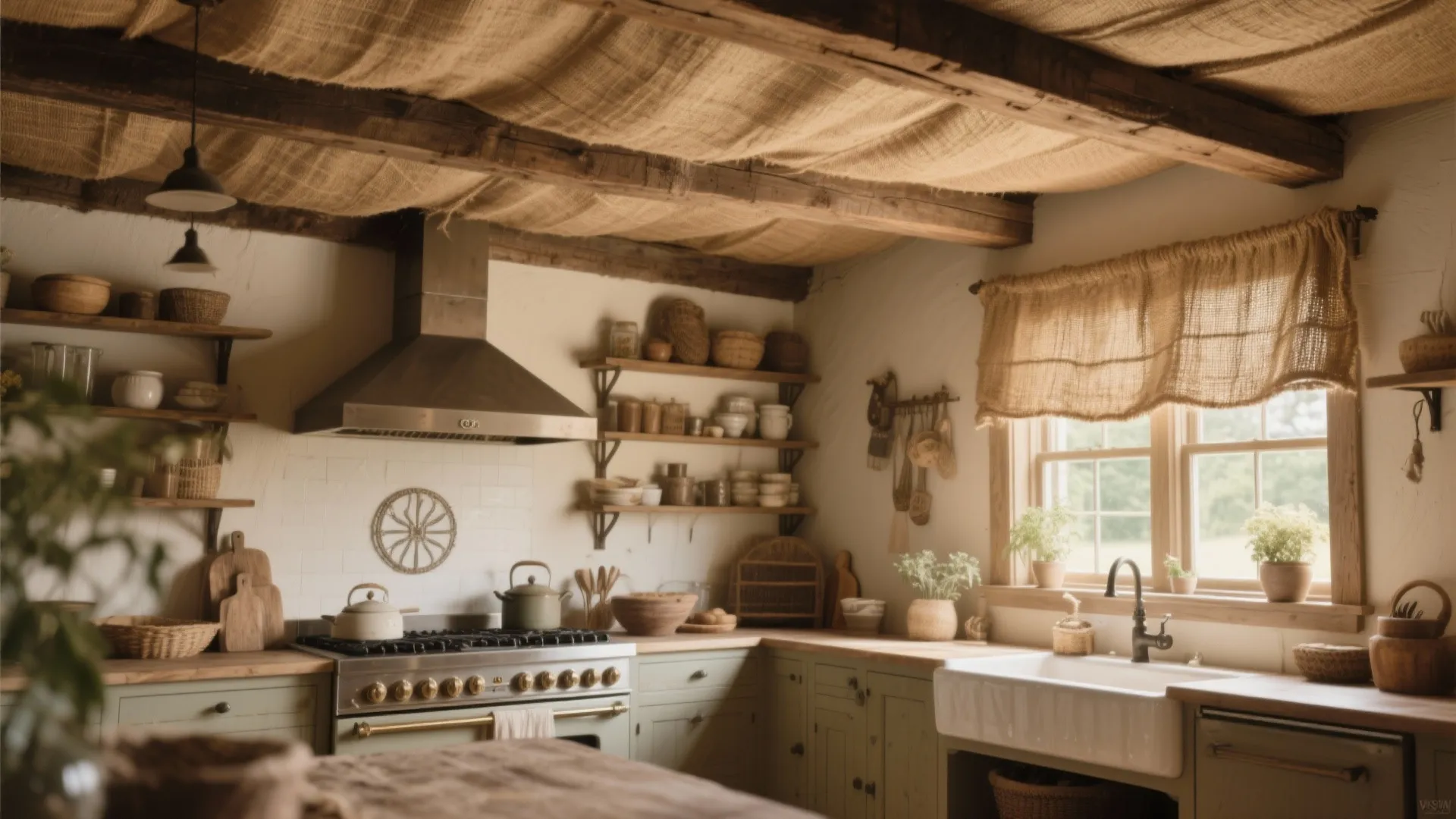 Tip 4: Rustic Burlap for Texture