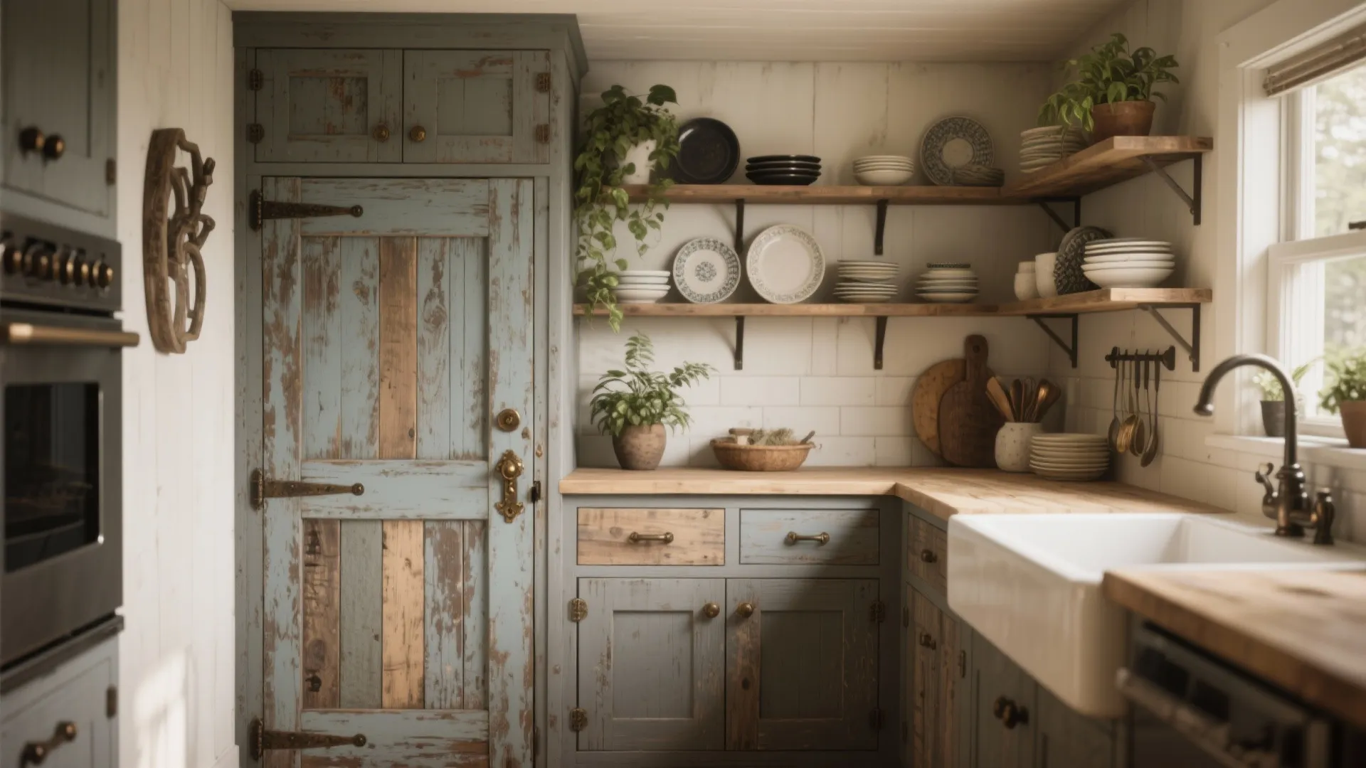 Cheap DIY Rustic Kitchen Cabinets: 5 Ideas: Practical, budget-friendly rustic cabinet ideas I’ve used in small kitchens