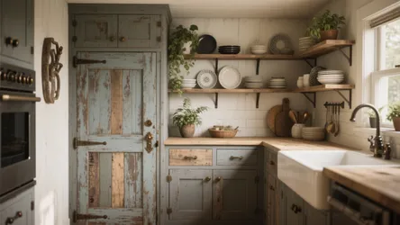 Cheap DIY Rustic Kitchen Cabinets: 5 Ideas