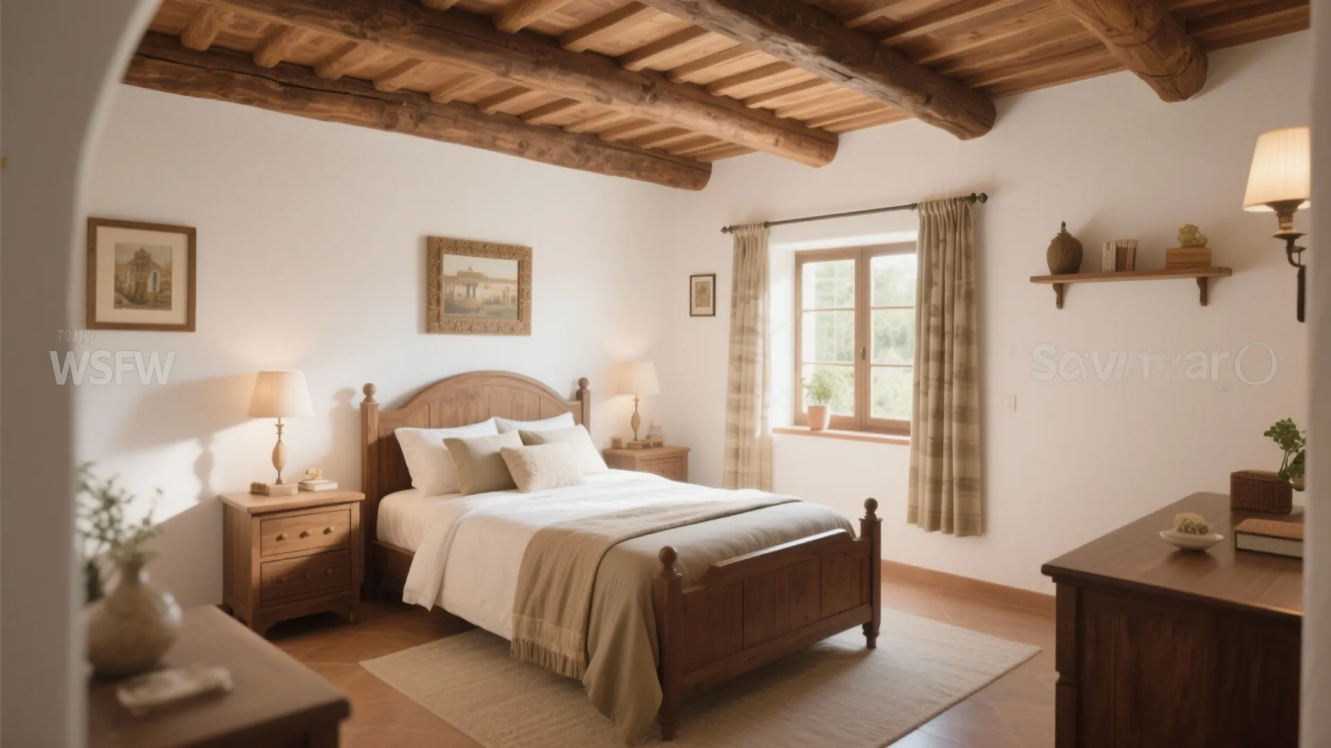 6. Rustic Ceiling Beams