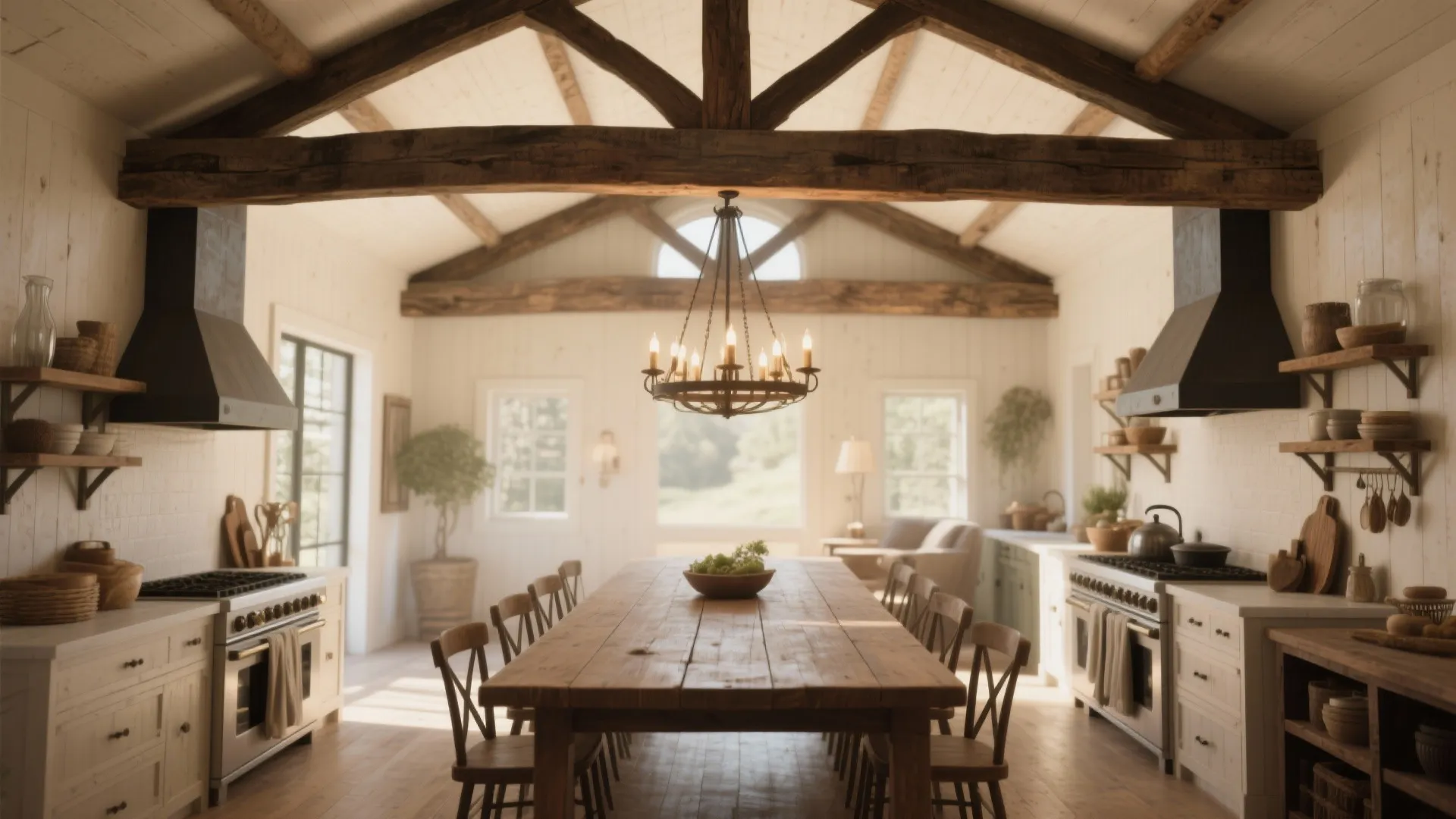 5. Statement Rustic Chandelier